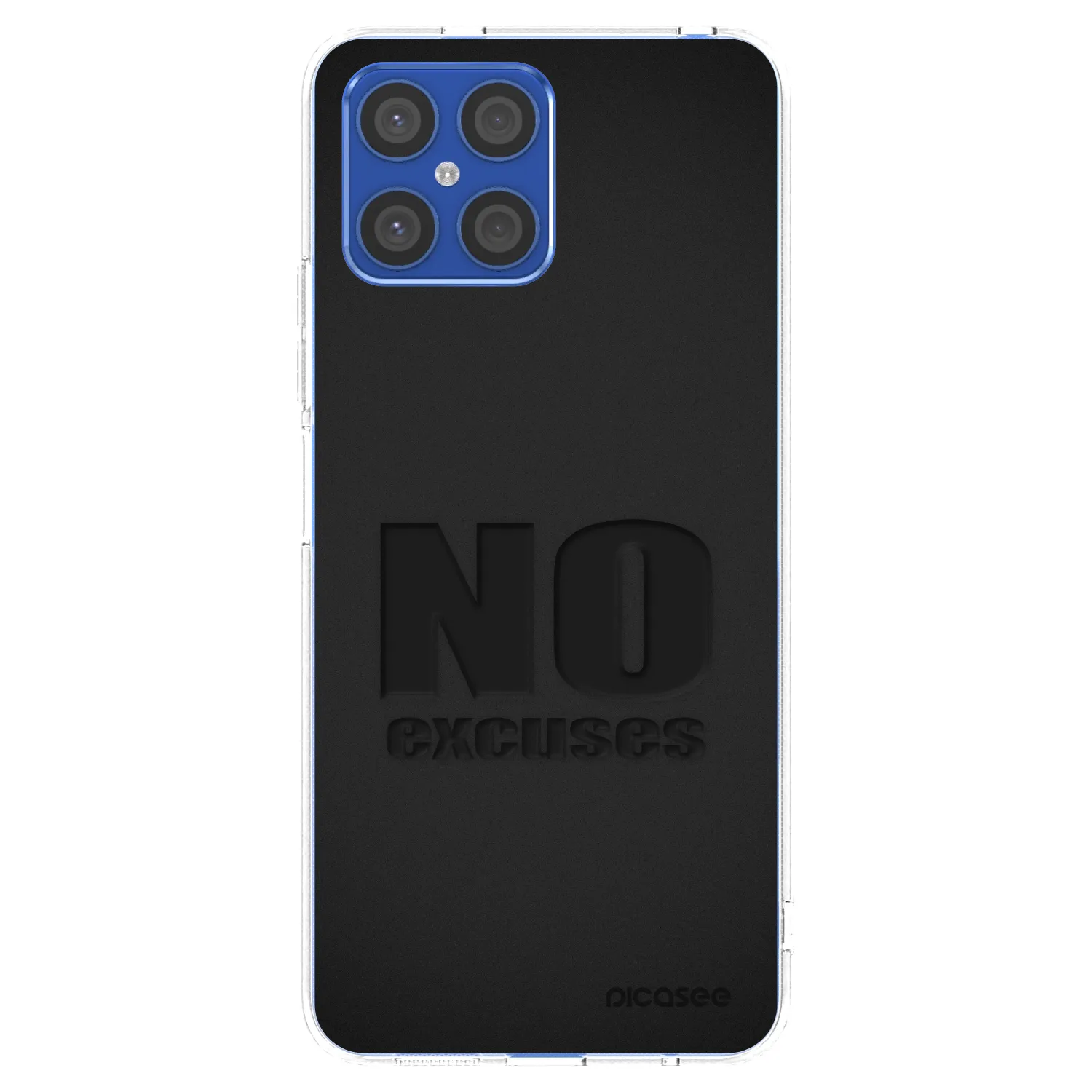 Picasee silikónový prehľadný obal pre Honor X8 4G - No Excuses