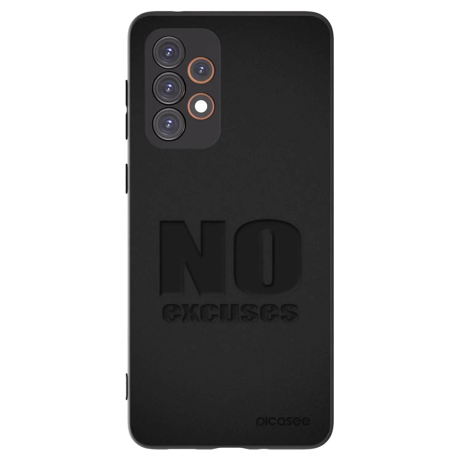 Picasee silikónový čierny obal pre Samsung Galaxy A33 5G A336 - No Excuses