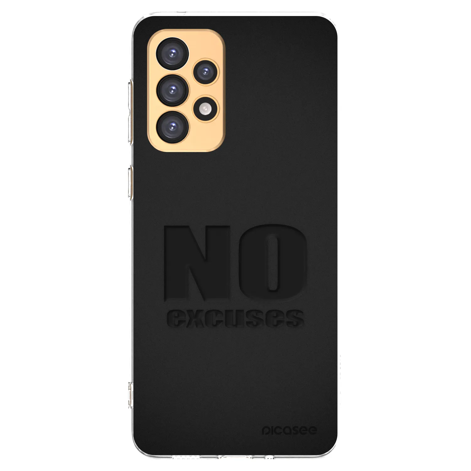 Picasee silikónový prehľadný obal pre Samsung Galaxy A33 5G A336 - No Excuses