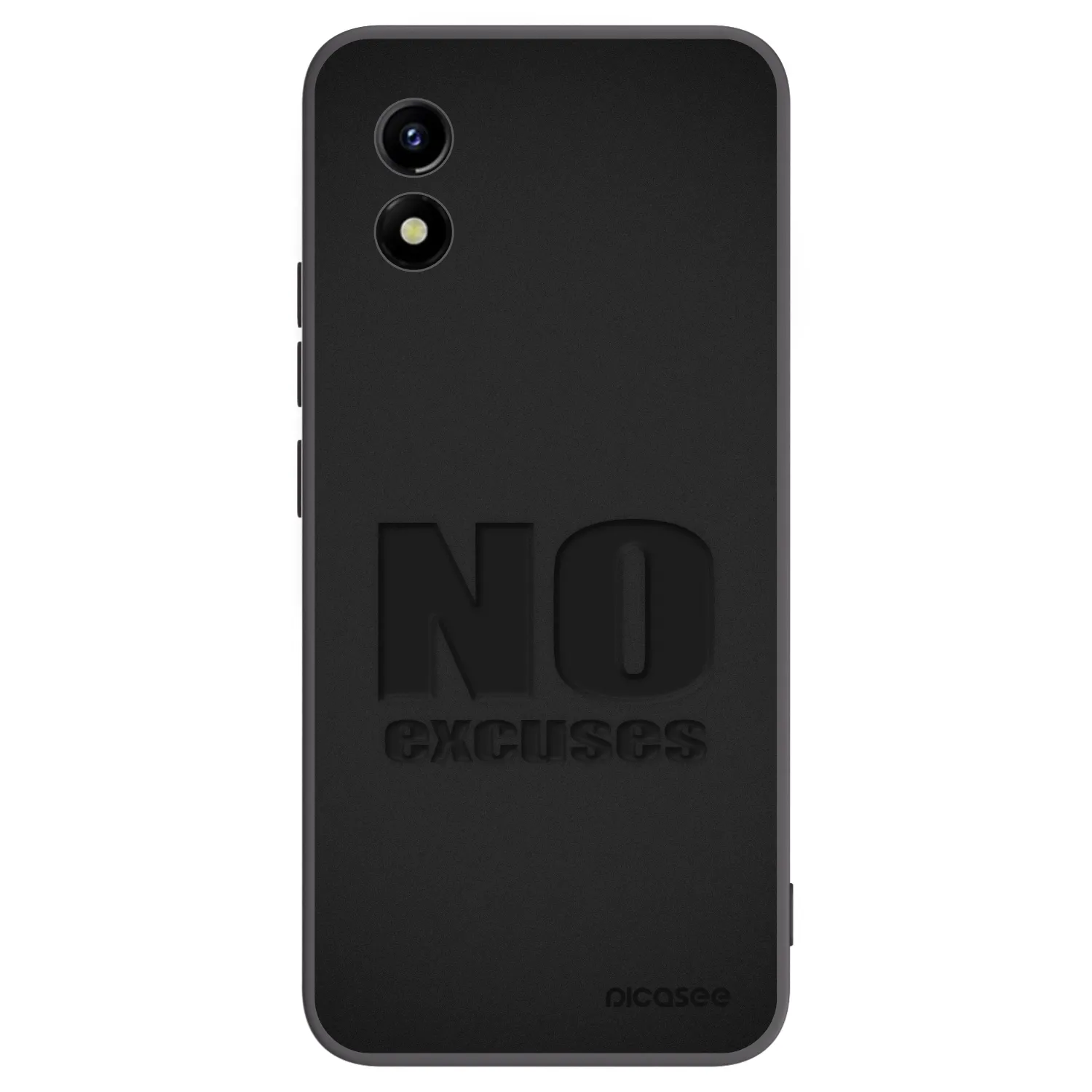 Picasee silikónový čierny obal pre Vivo Y01 - No Excuses