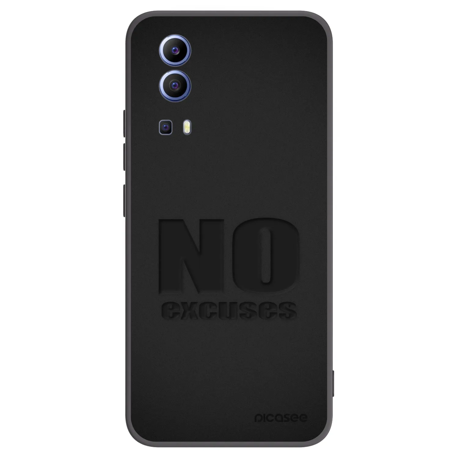 Picasee silikónový čierny obal pre Vivo Y52 5G - No Excuses