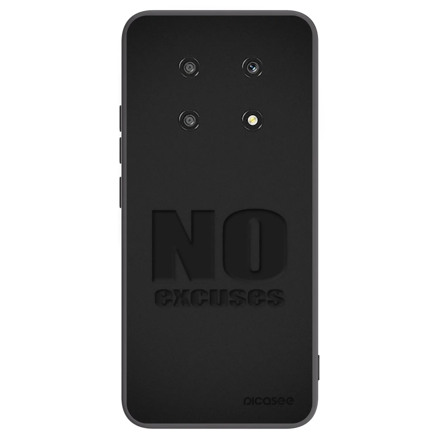 Picasee silikónový čierny obal pre Honor Magic4 Lite 5G - No Excuses