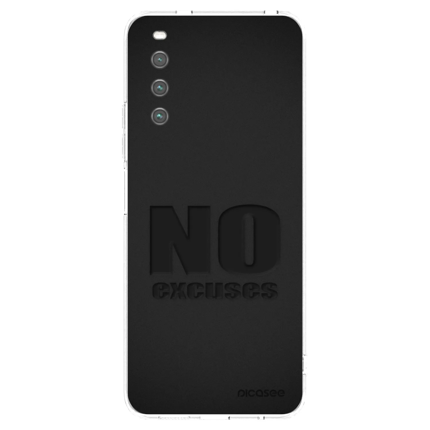 Picasee silikónový prehľadný obal pre Sony Xperia 10 IV 5G - No Excuses