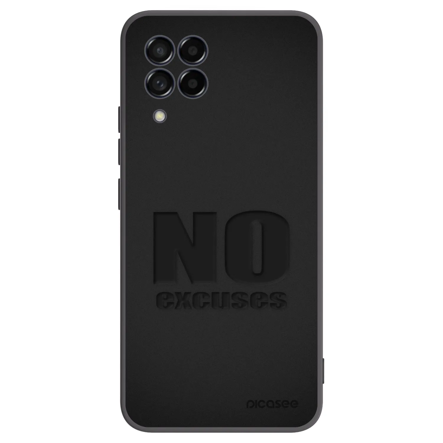 Picasee silikónový čierny obal pre Samsung Galaxy M53 5G - No Excuses