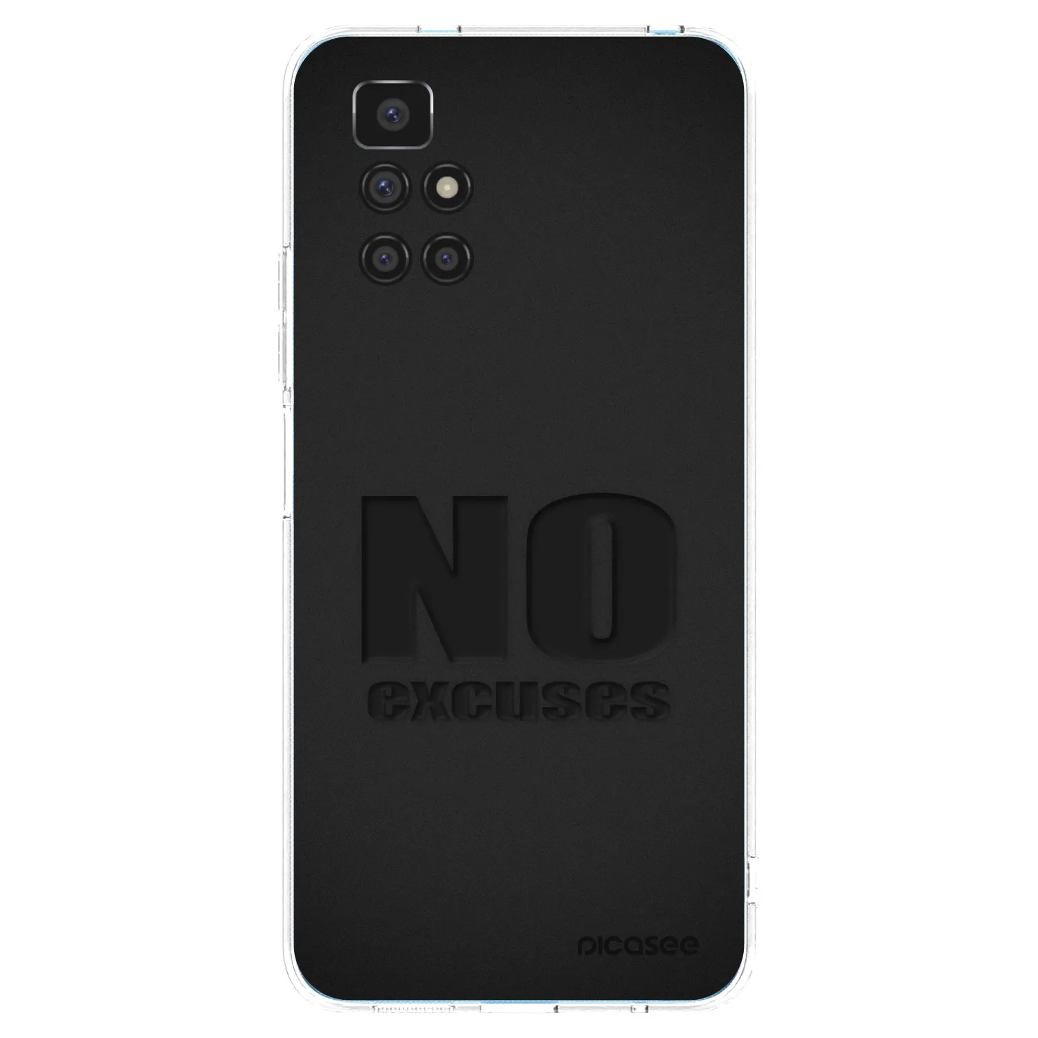 Silikónový prehľadný obal pre Xiaomi Redmi 10 (2022) - No Excuses