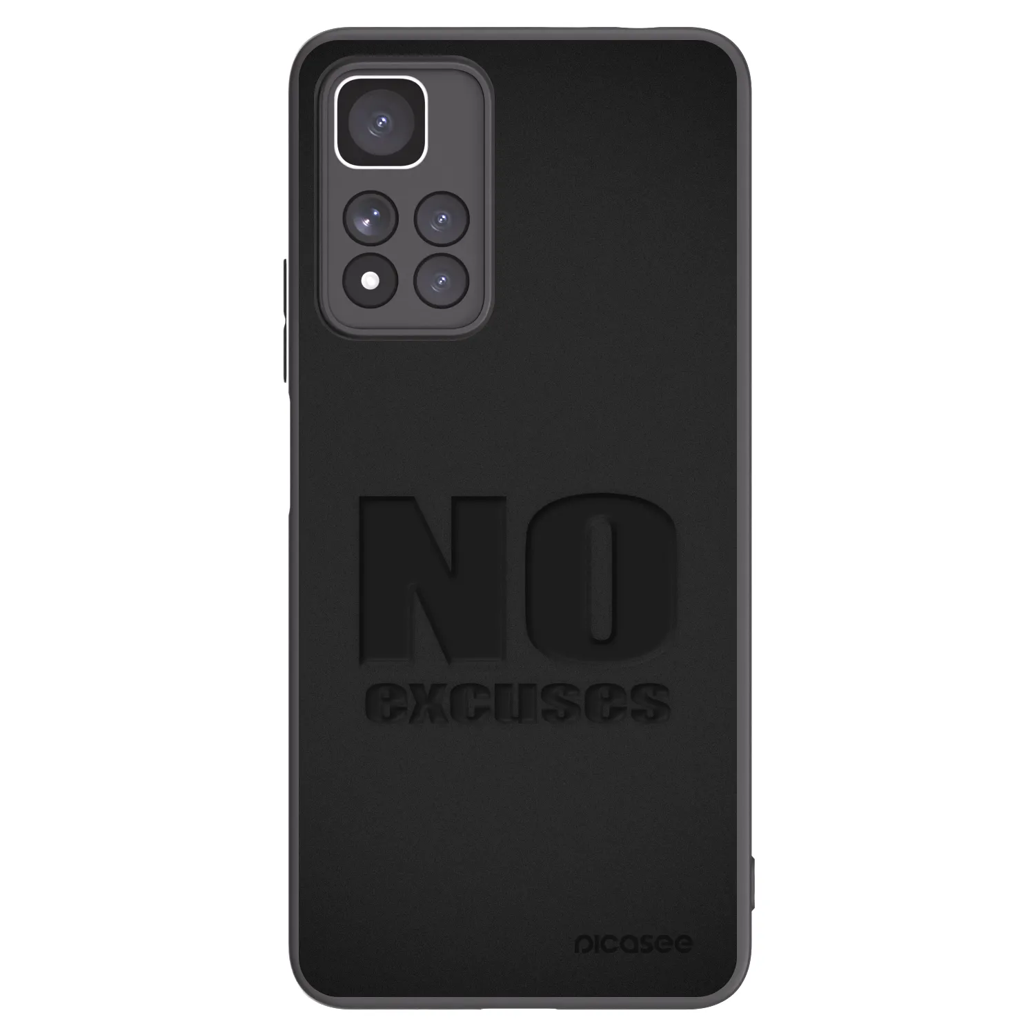 Silikónový čierny obal pre Xiaomi Redmi Note 11 Pro+ 5G - No Excuses