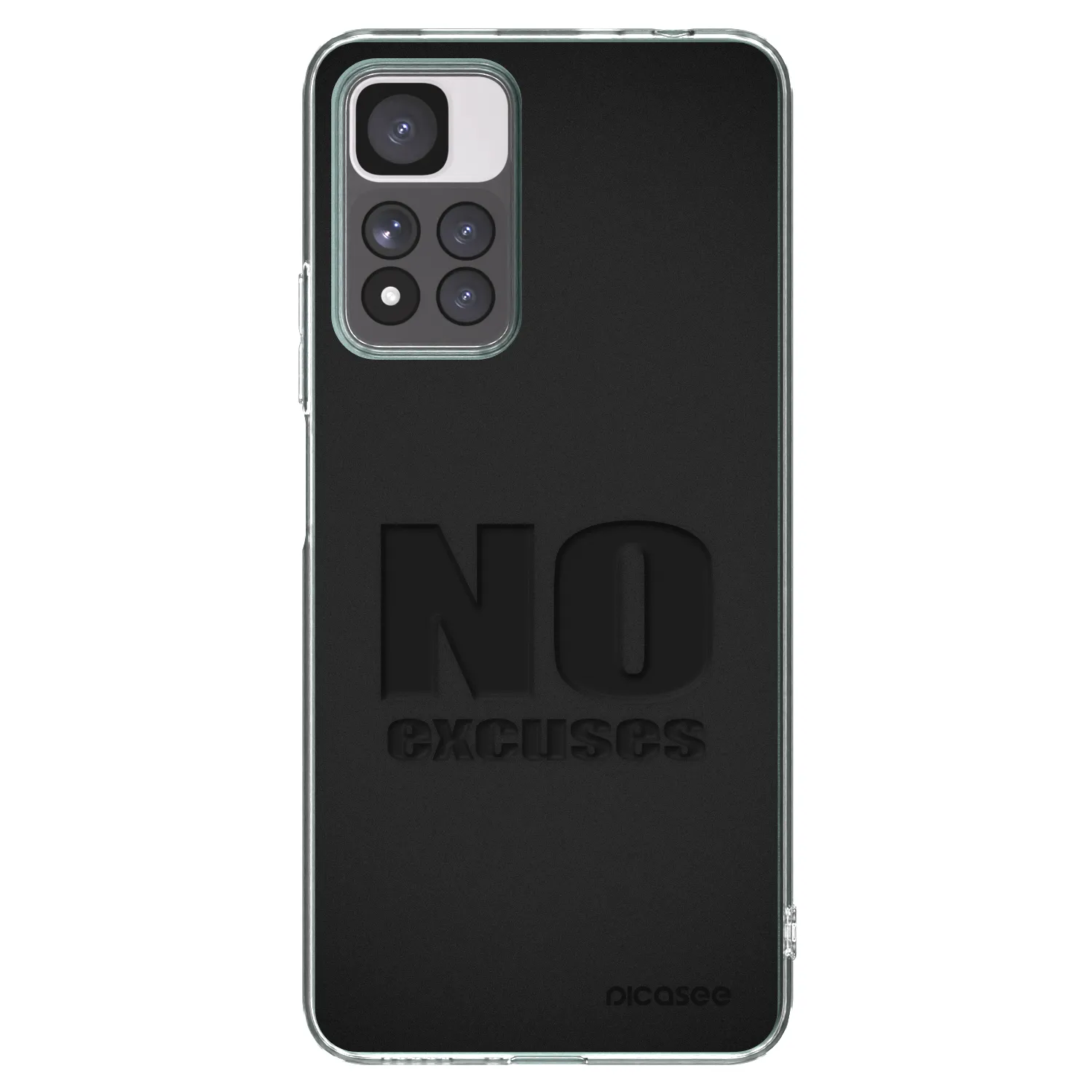 Silikónový prehľadný obal pre Xiaomi Redmi Note 11 Pro+ 5G - No Excuses