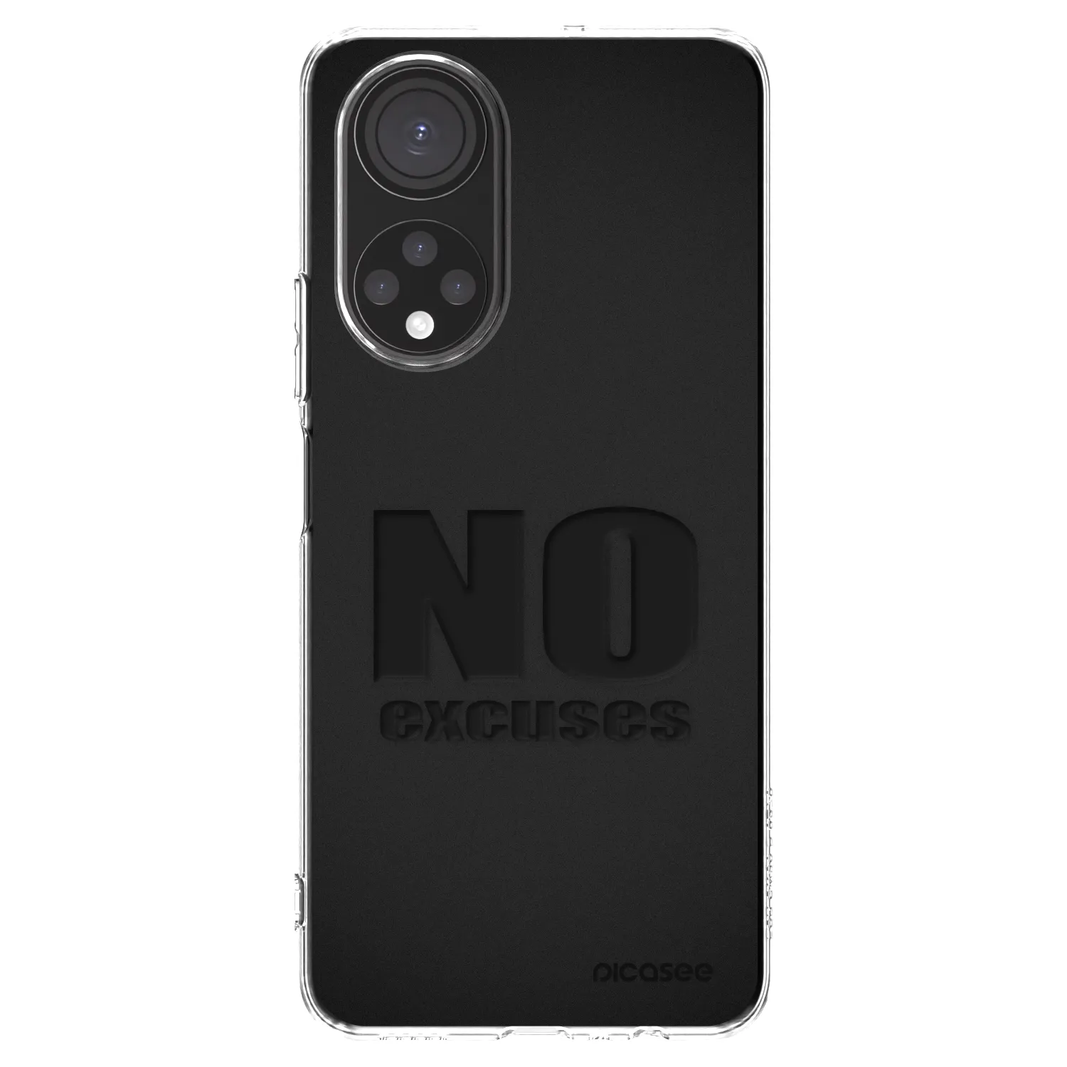 Silikónový prehľadný obal pre Honor X7 - No Excuses