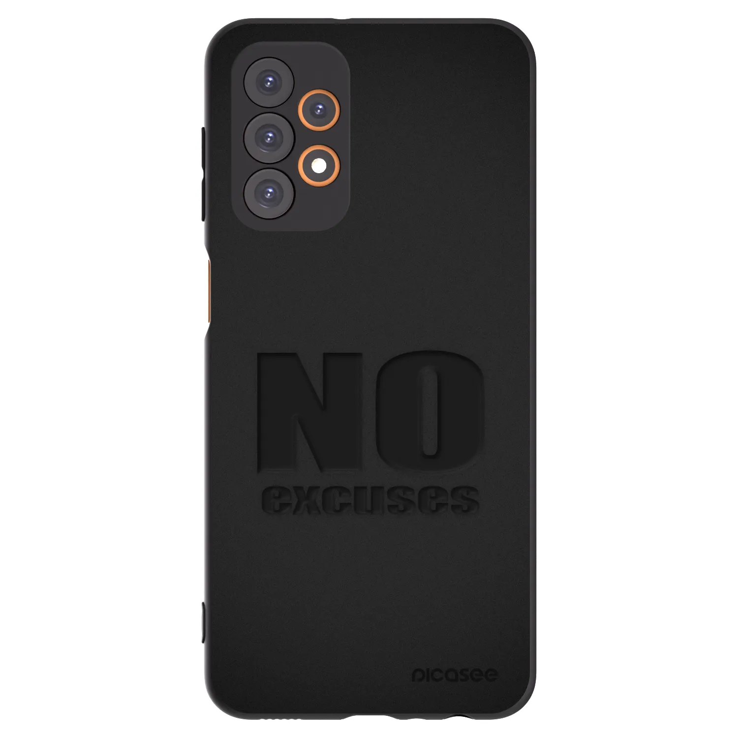 Silikónový čierny obal pre Samsung Galaxy A23 A236B 5G - No Excuses