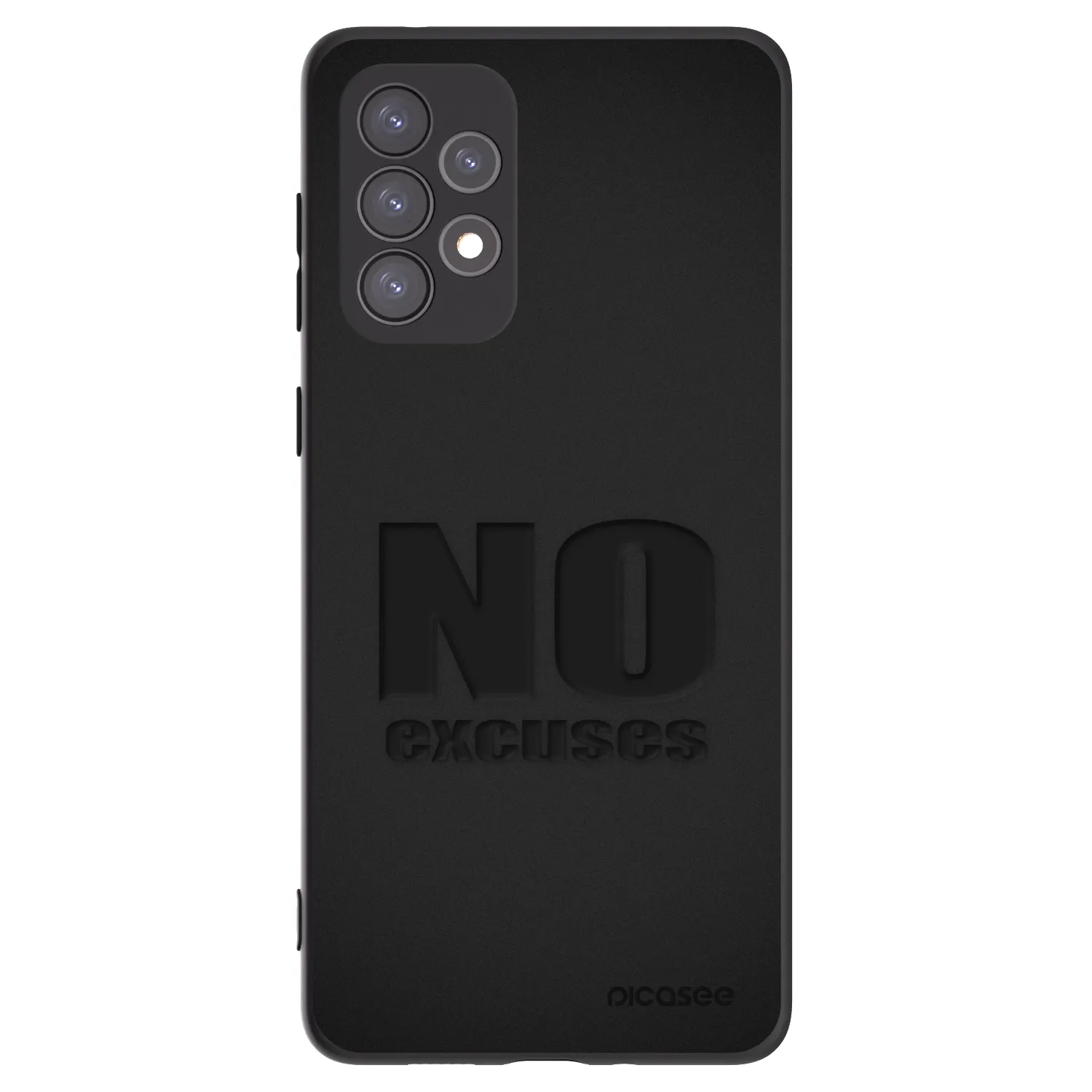Picasee silikónový čierny obal pre Samsung Galaxy A73 5G - No Excuses