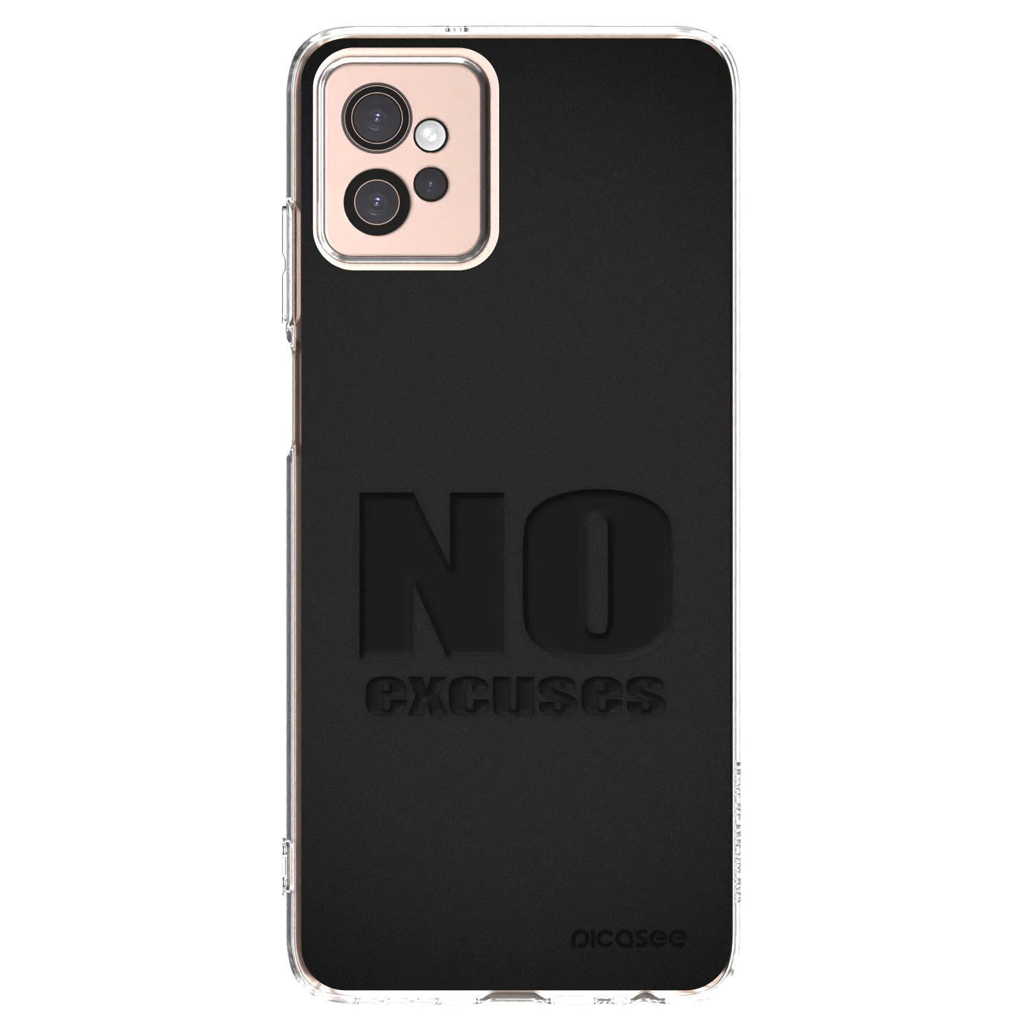 Silikónový prehľadný obal pre Motorola Moto G32 - No Excuses