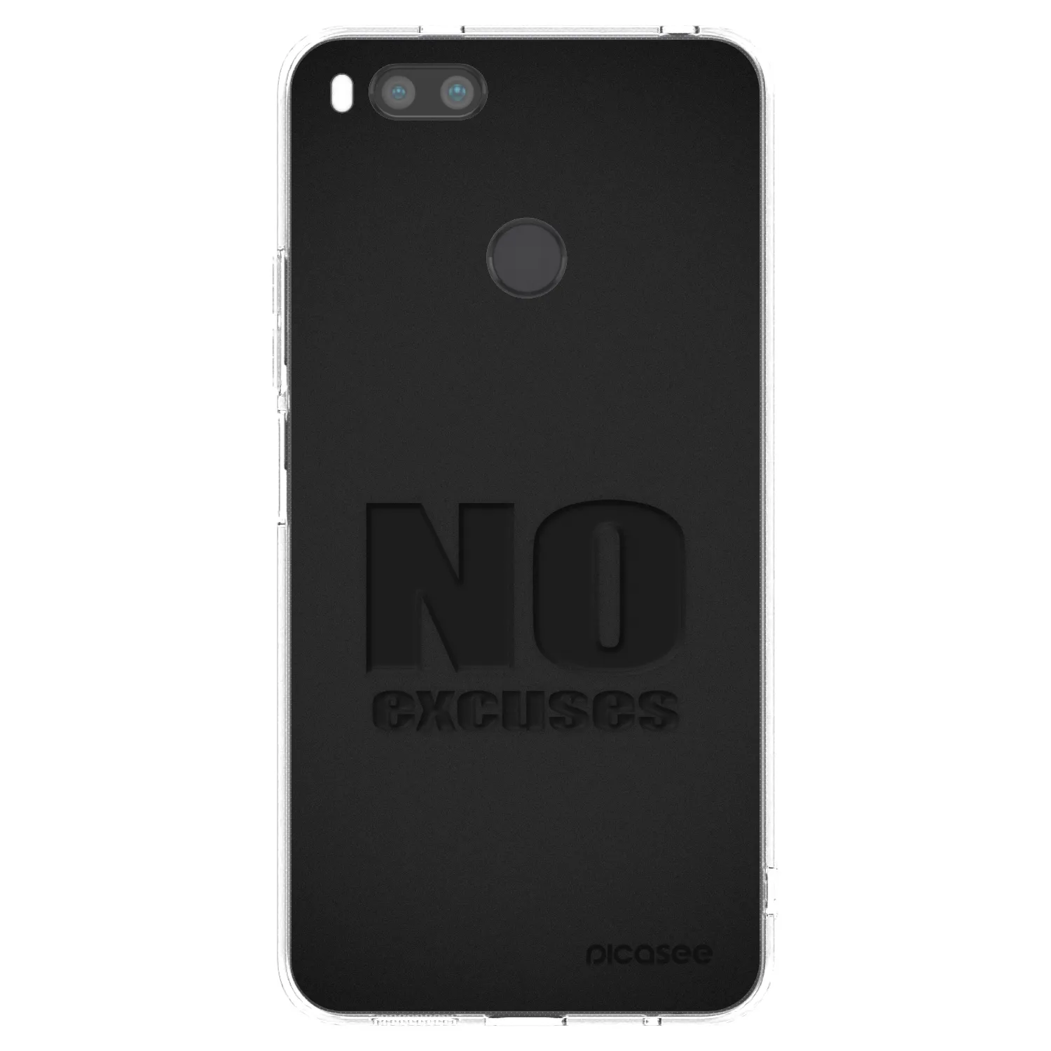 Silikónový prehľadný obal pre Xiaomi Redmi A1 - No Excuses
