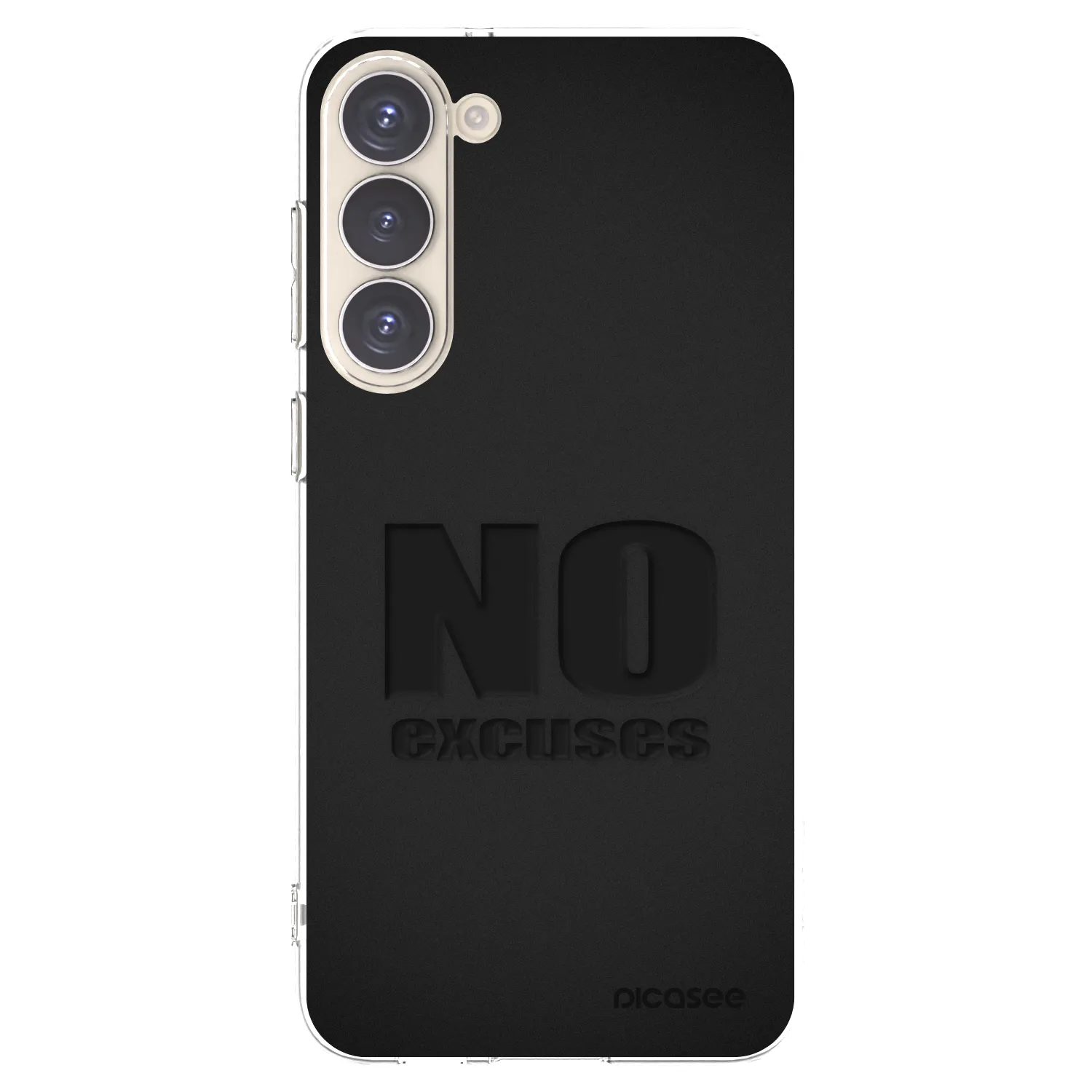 Picasee silikónový prehľadný obal pre Samsung Galaxy S23+ 5G - No Excuses