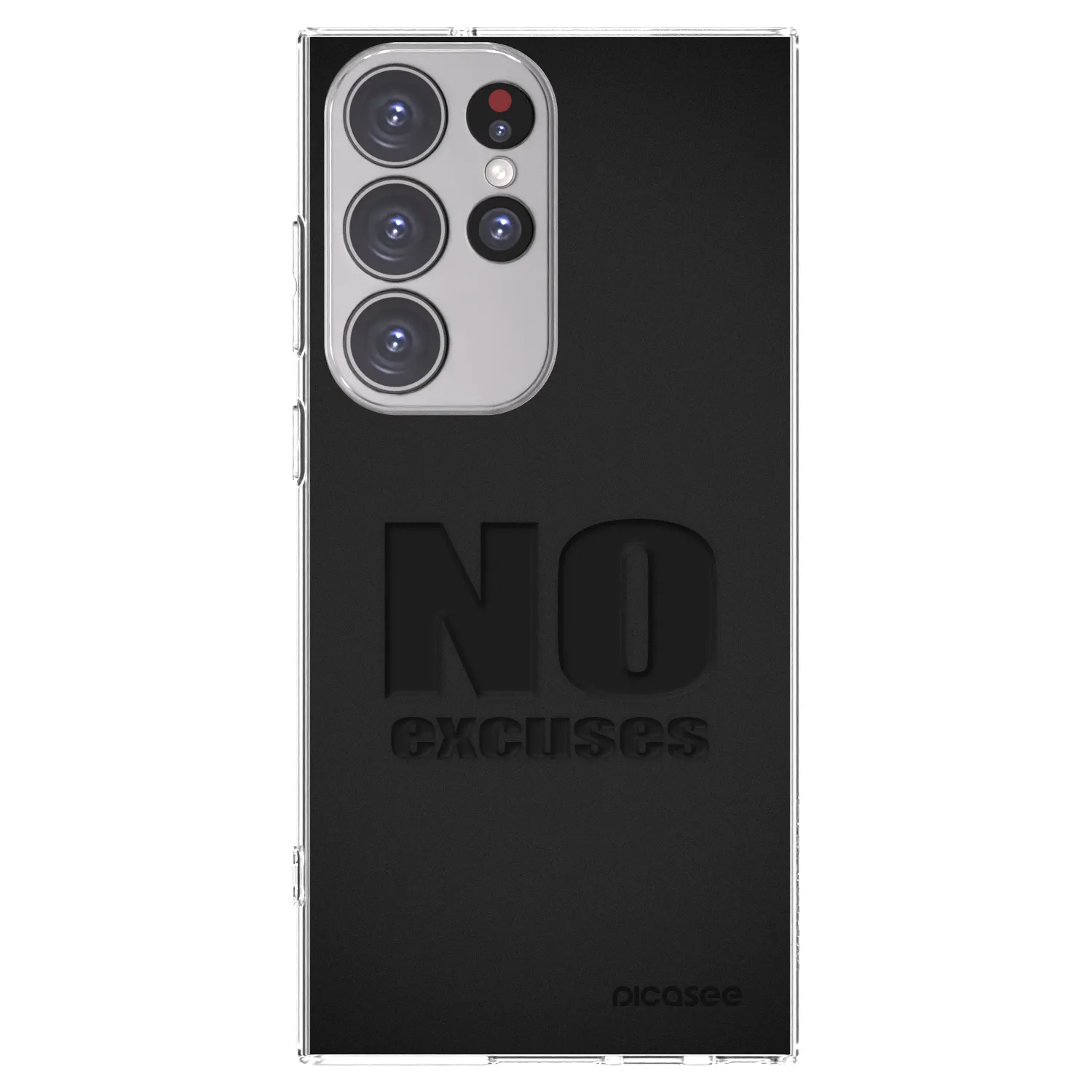 Silikónový prehľadný obal pre Samsung Galaxy S23 Ultra 5G - No Excuses