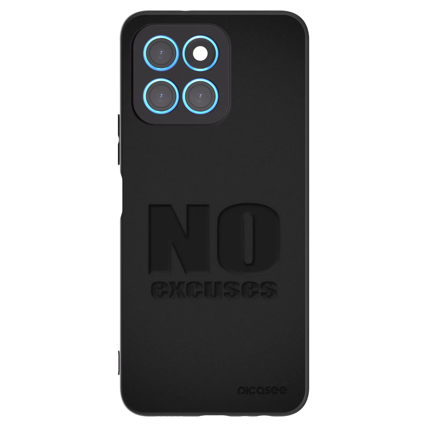Picasee silikónový čierny obal pre Honor X8 5G - No Excuses