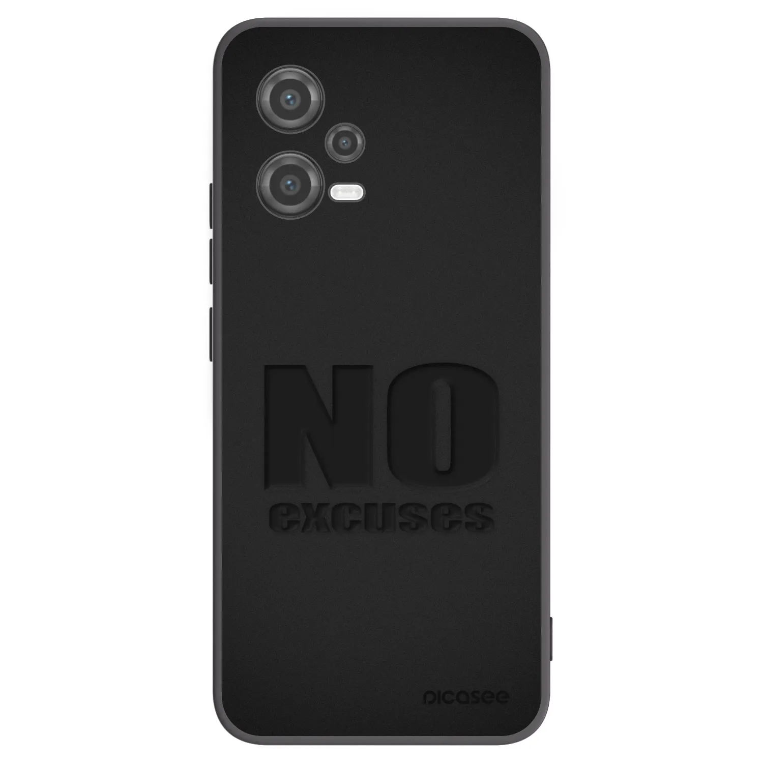 Picasee silikónový čierny obal pre Xiaomi Poco X5 - No Excuses