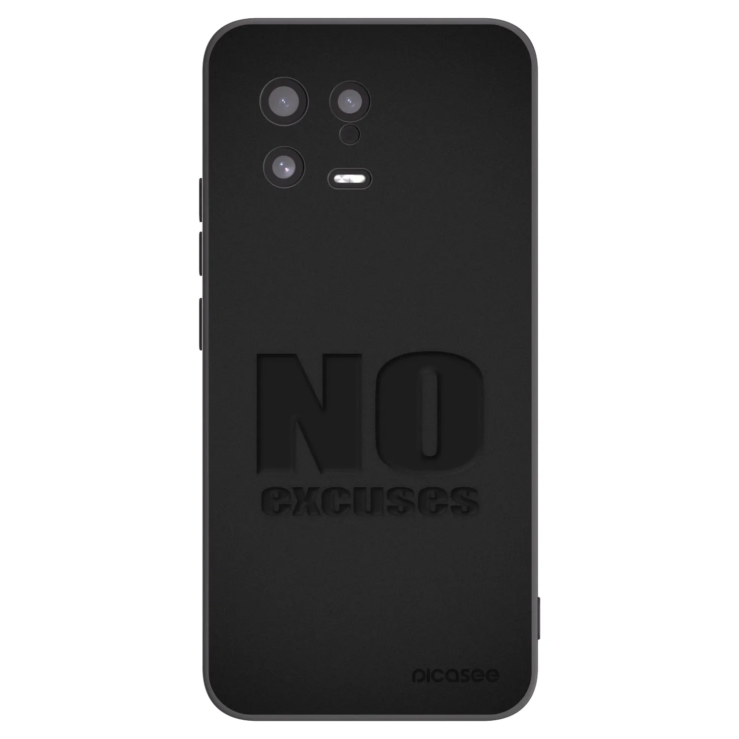 Silikónový čierny obal pre Xiaomi 13 - No Excuses