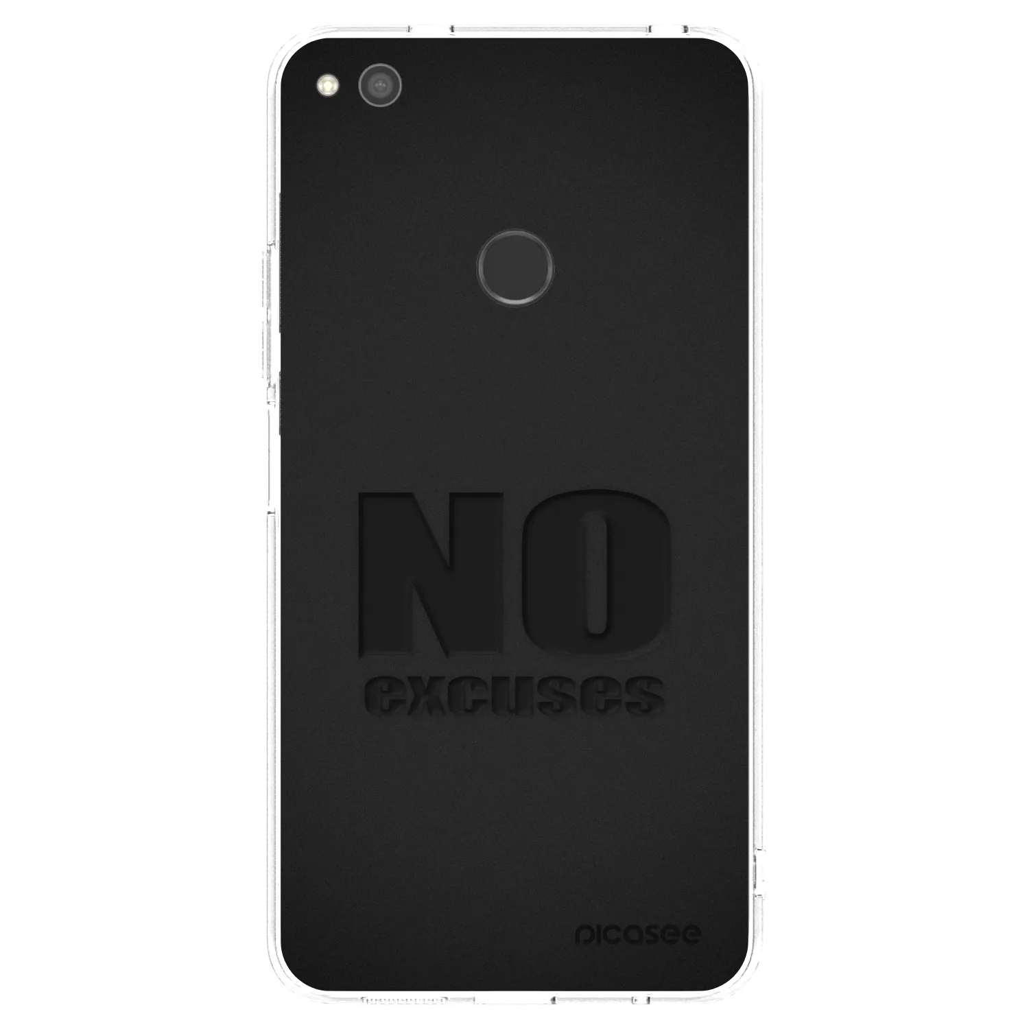 Silikónový prehľadný obal pre Huawei P9 Lite 2017 - No Excuses