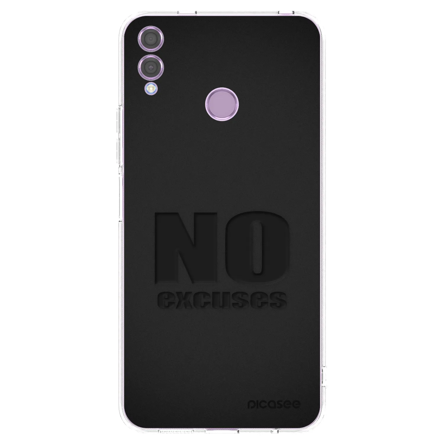 Silikónový prehľadný obal pre Honor 8X - No Excuses