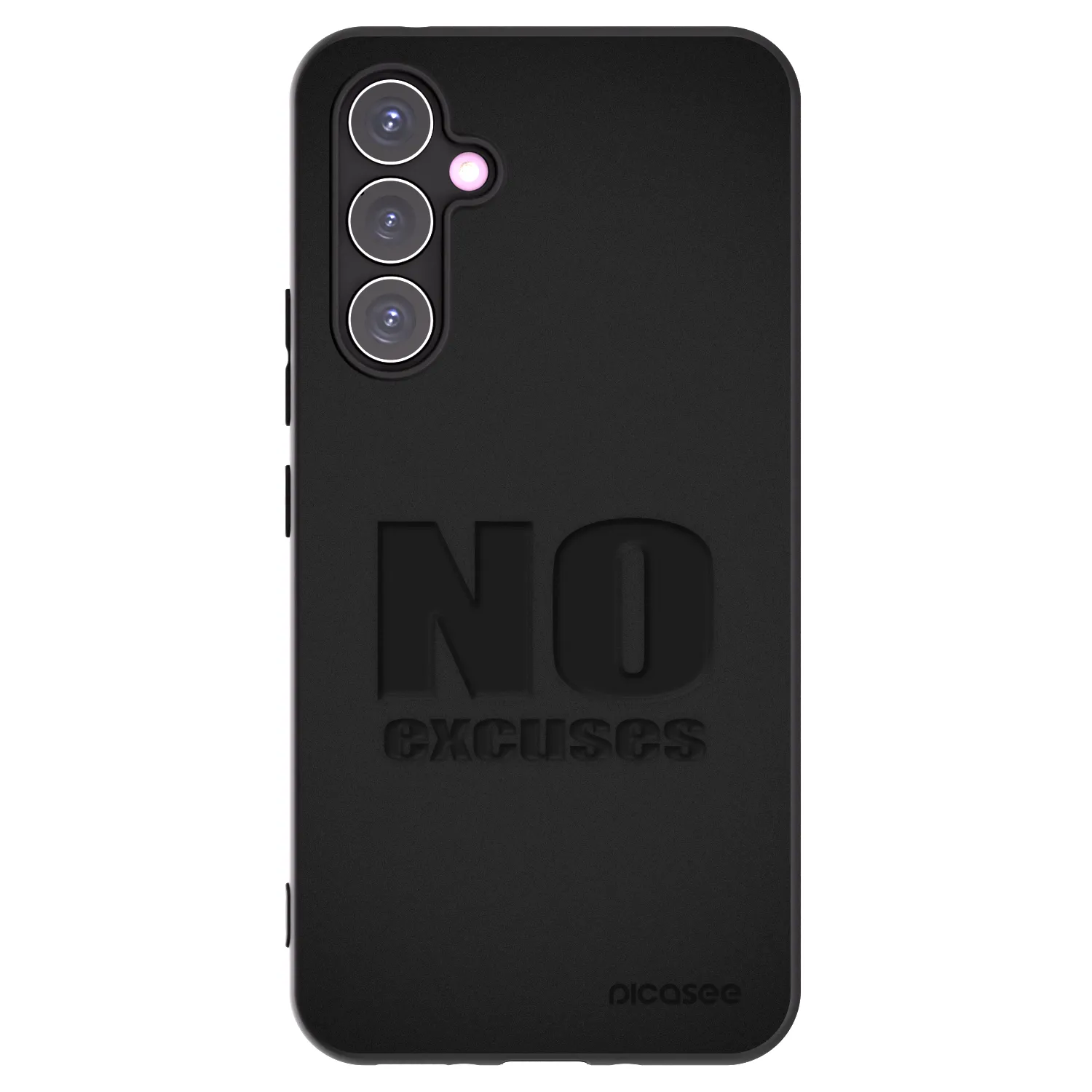 Picasee silikónový čierny obal pre Samsung Galaxy A54 5G A546B - No Excuses