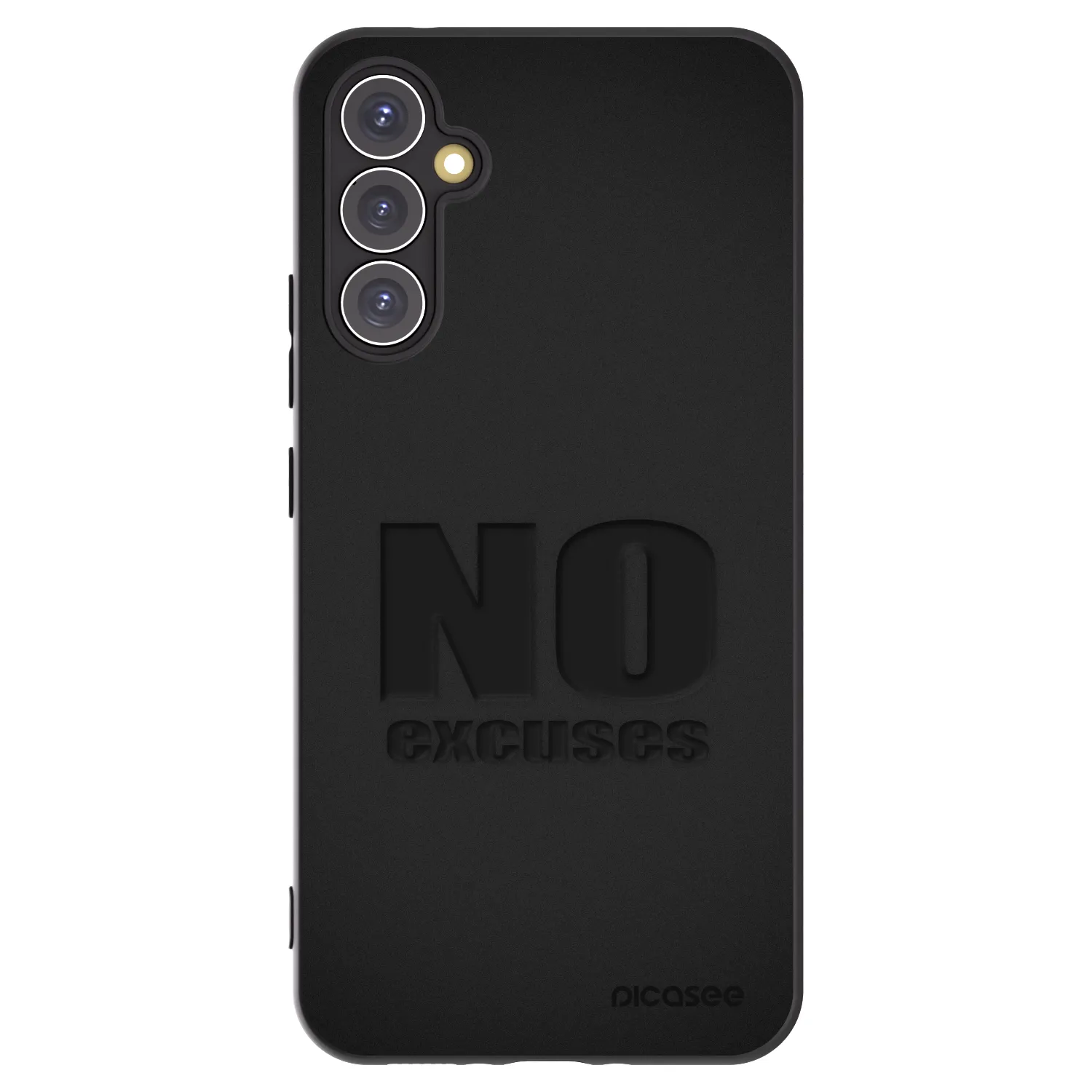 Picasee silikónový čierny obal pre Samsung Galaxy A34 5G A346B - No Excuses