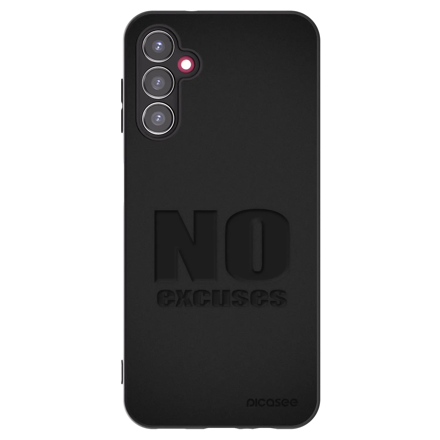 Picasee silikónový čierny obal pre Samsung Galaxy A14 5G A146P - No Excuses