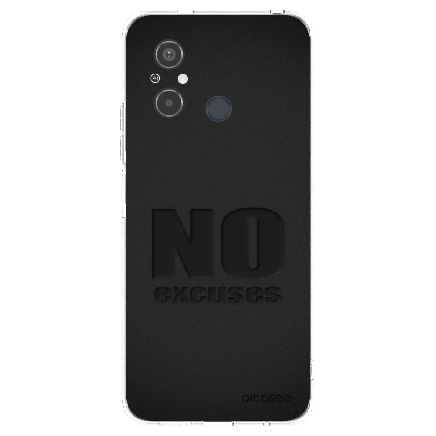 Silikónový prehľadný obal pre Xiaomi Redmi 12C - No Excuses