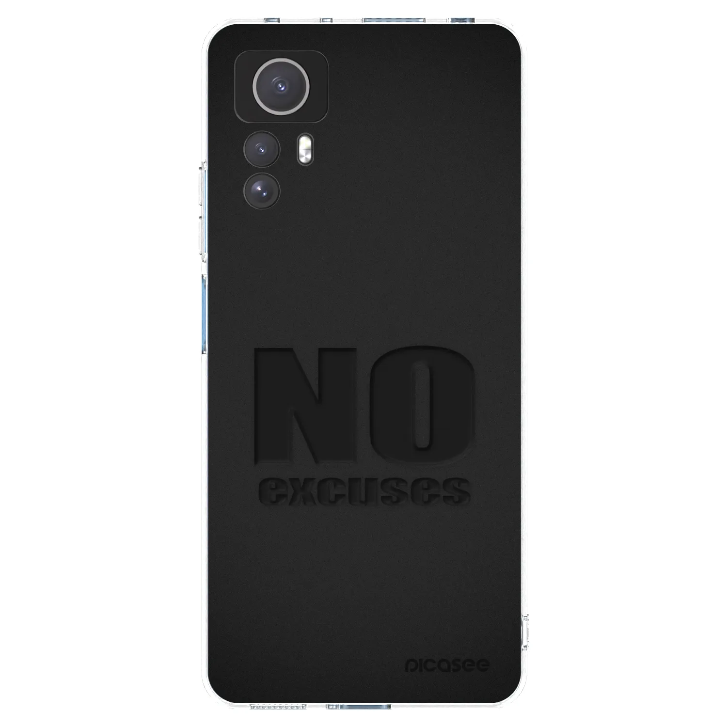 Silikónový prehľadný obal pre Xiaomi Redmi Note 12S - No Excuses