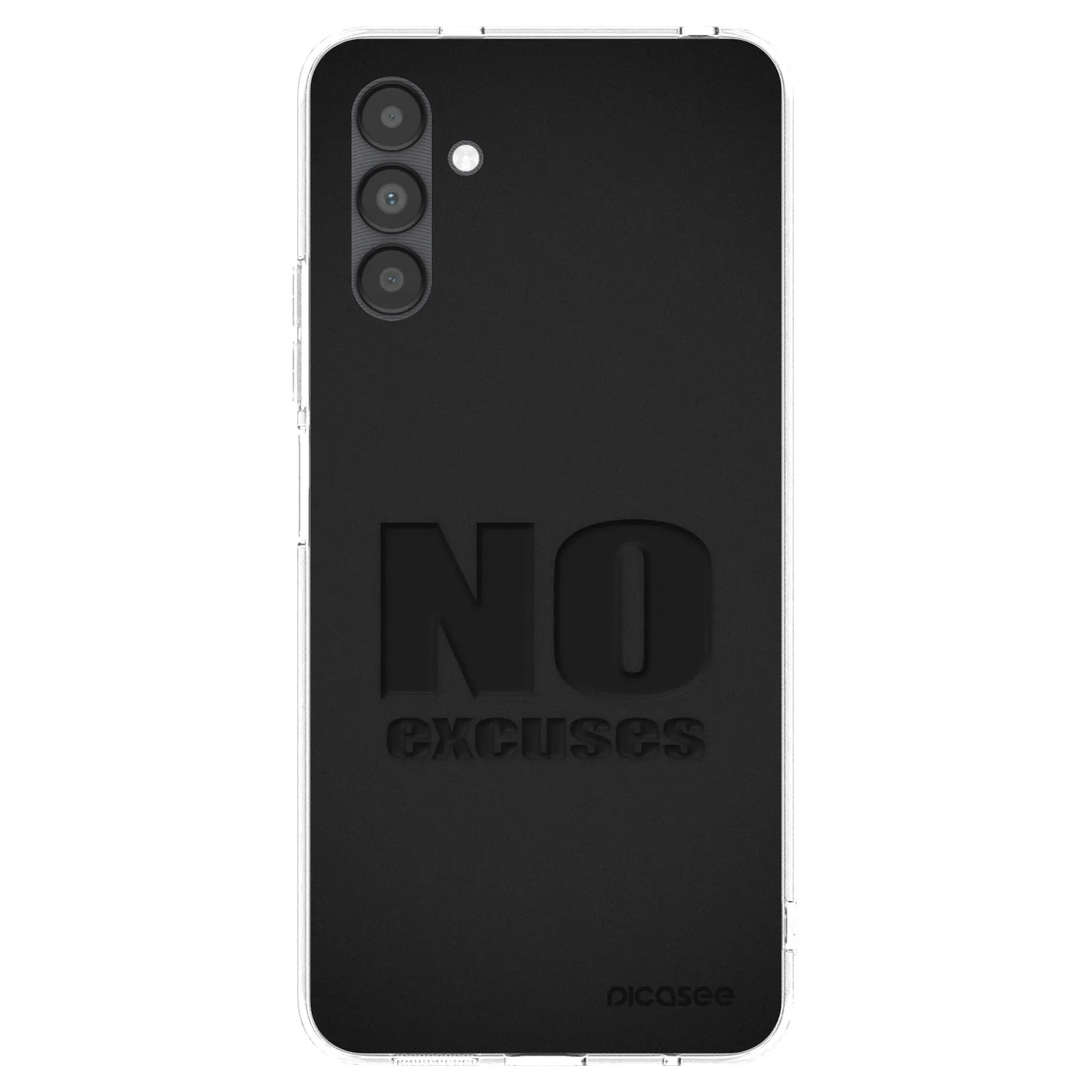 Picasee silikónový prehľadný obal pre Samsung Galaxy A04s A047F - No Excuses