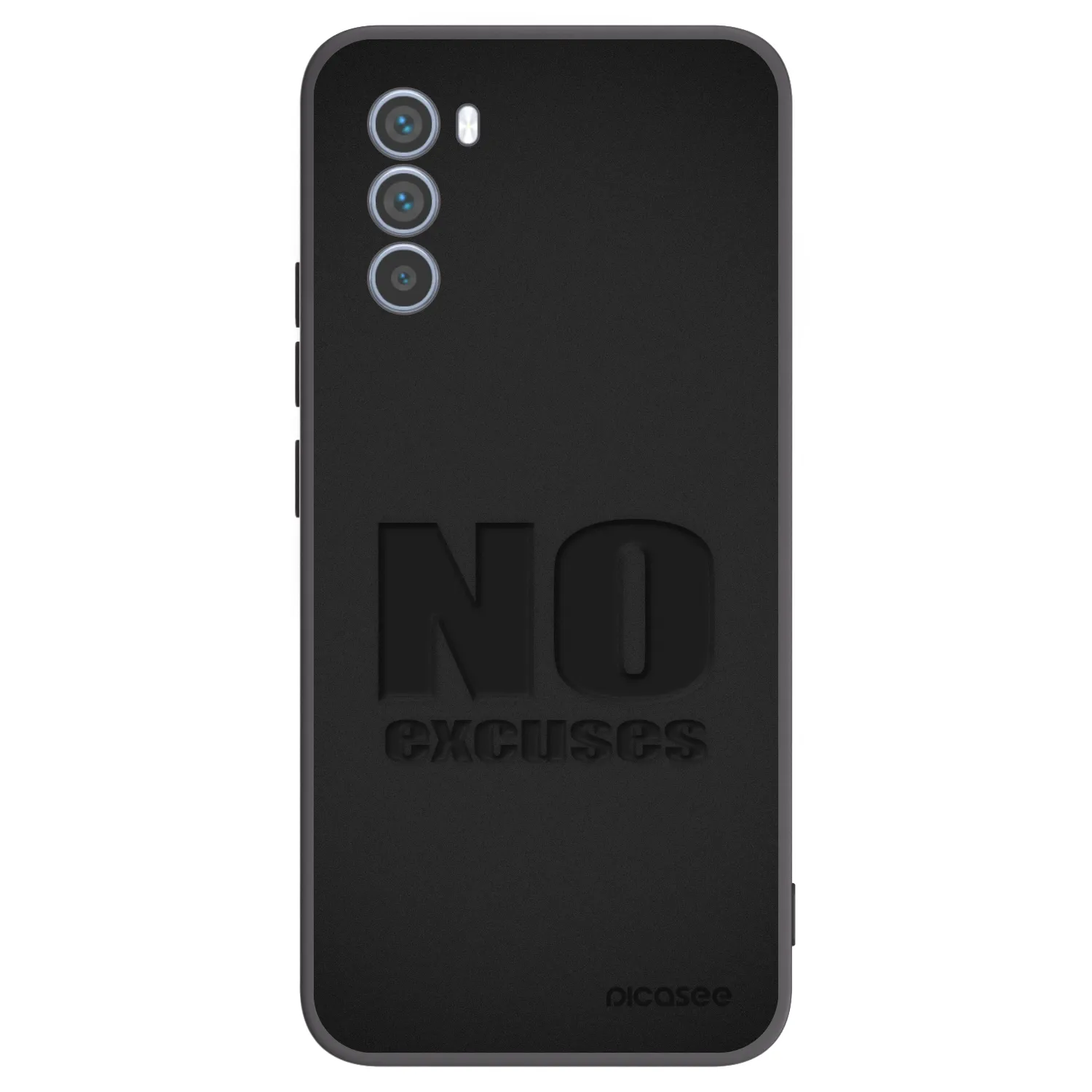 Picasee silikónový čierny obal pre Motorola Moto G62 - No Excuses