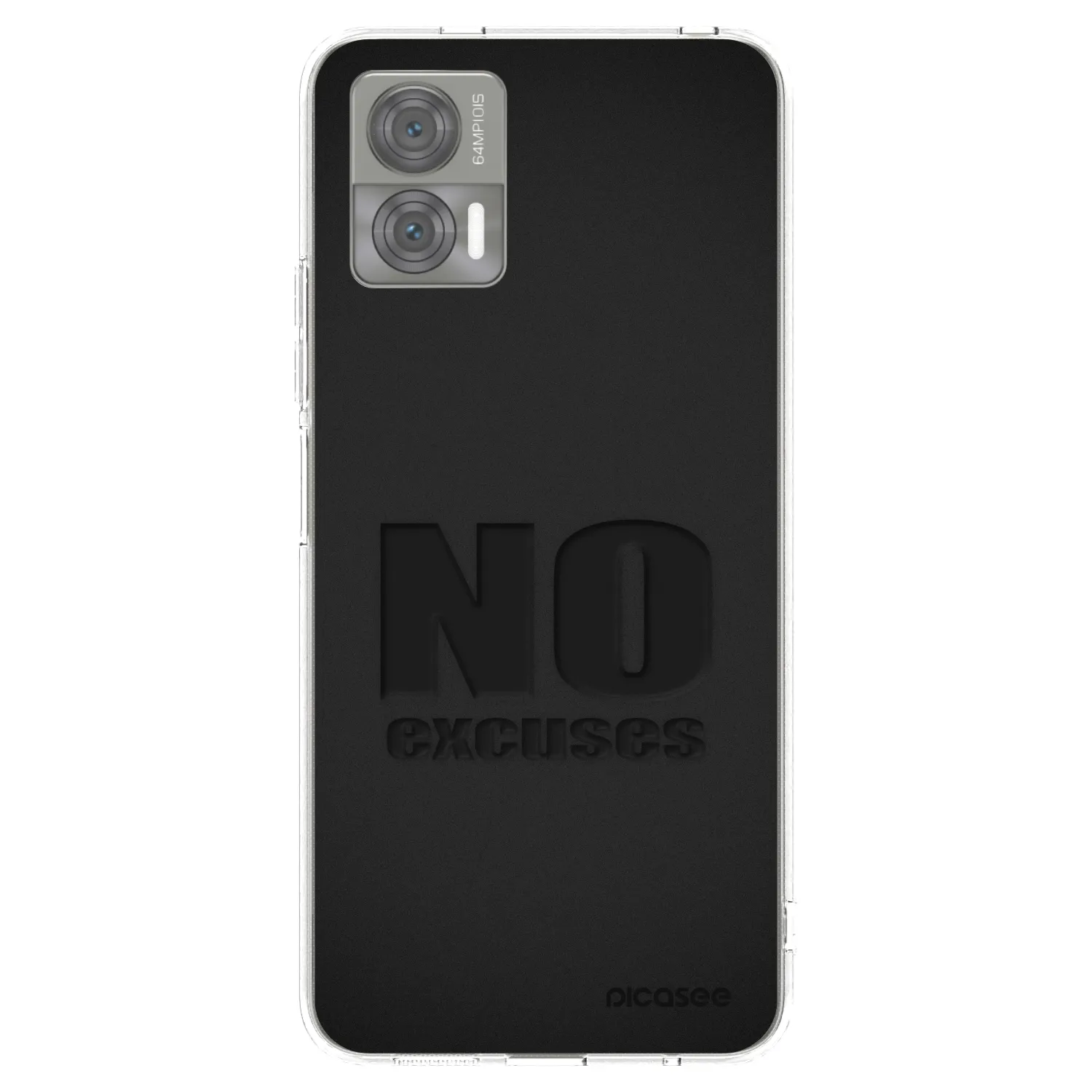 Silikónový prehľadný obal pre Motorola Edge 30 Neo - No Excuses