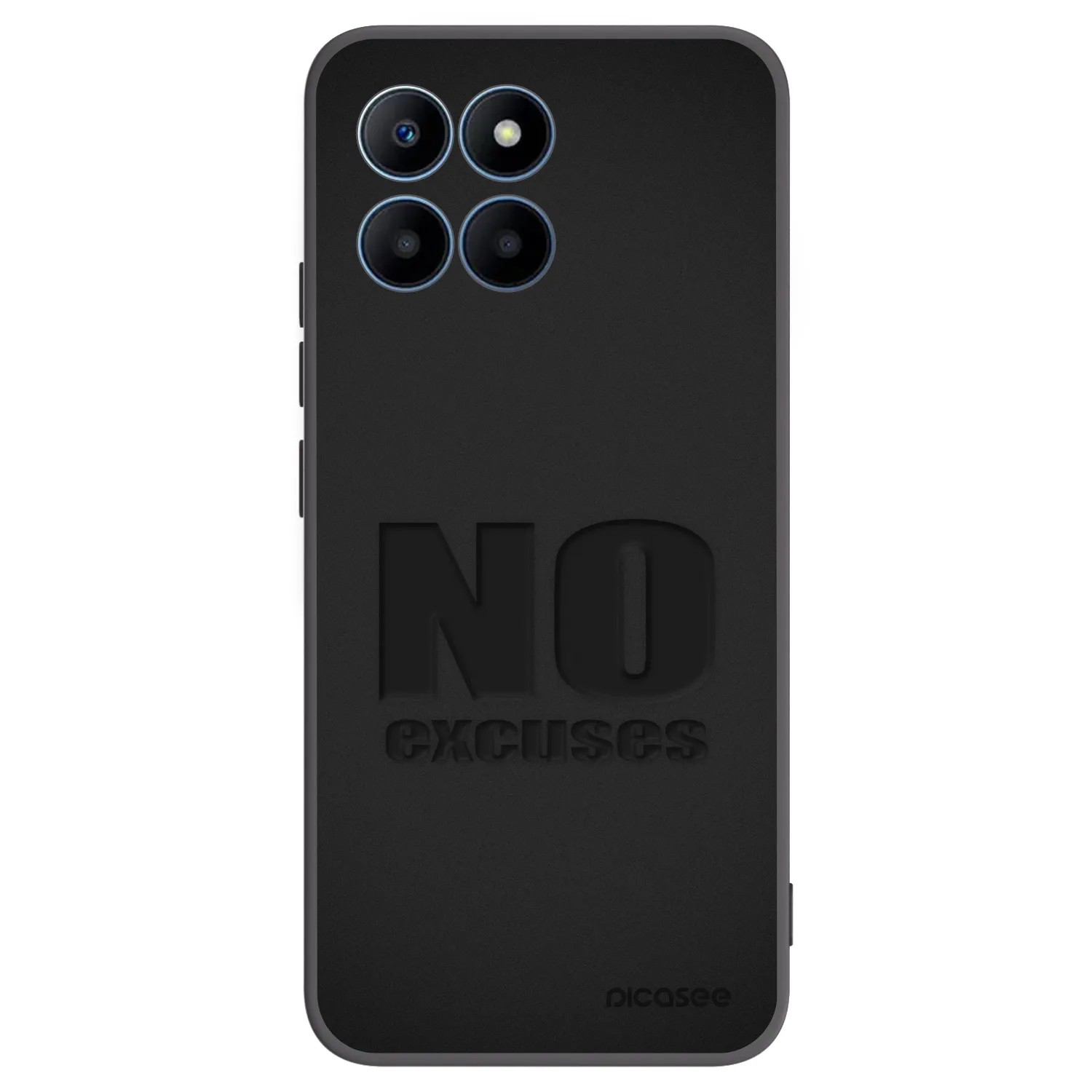 Picasee silikónový čierny obal pre Honor 70 Lite - No Excuses