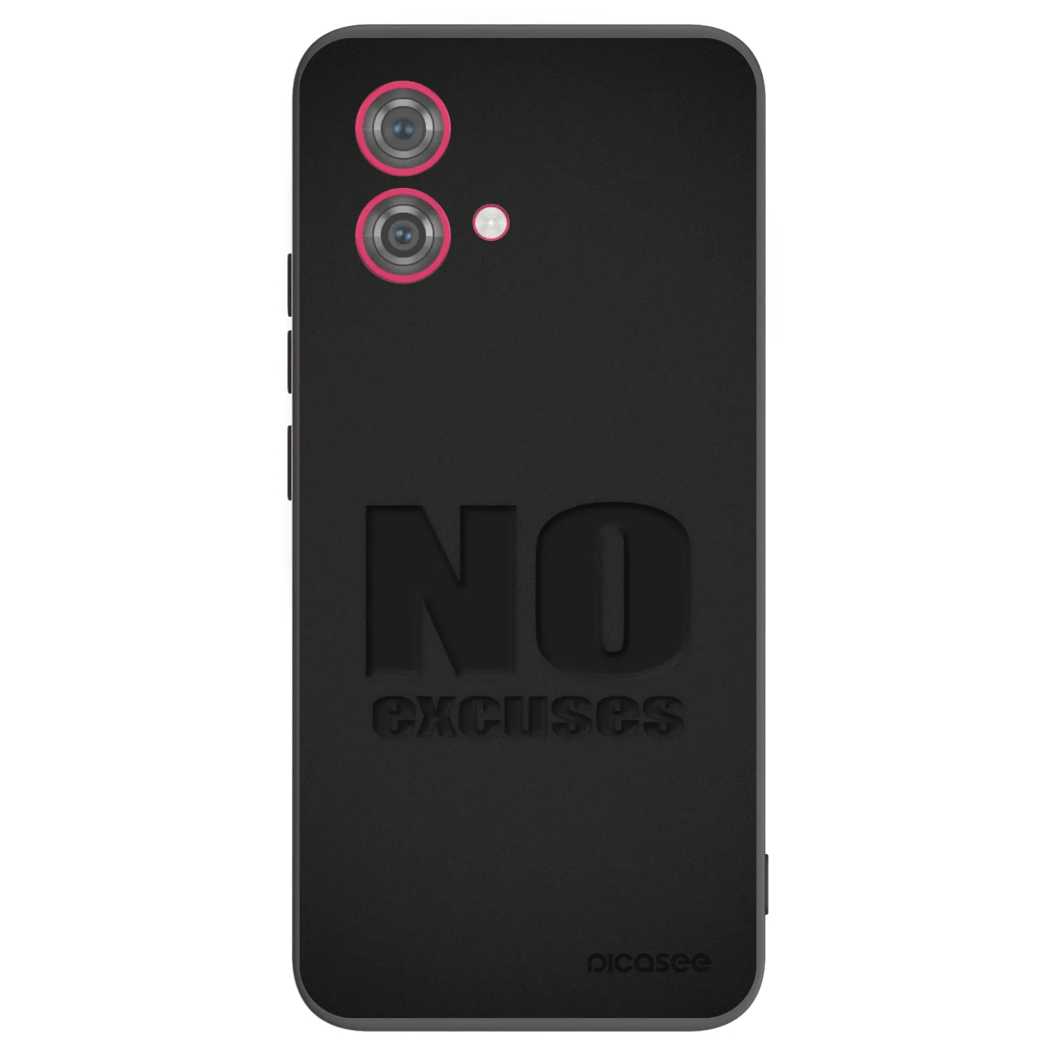 Silikónový čierny obal pre Motorola Moto G84 5G - No Excuses