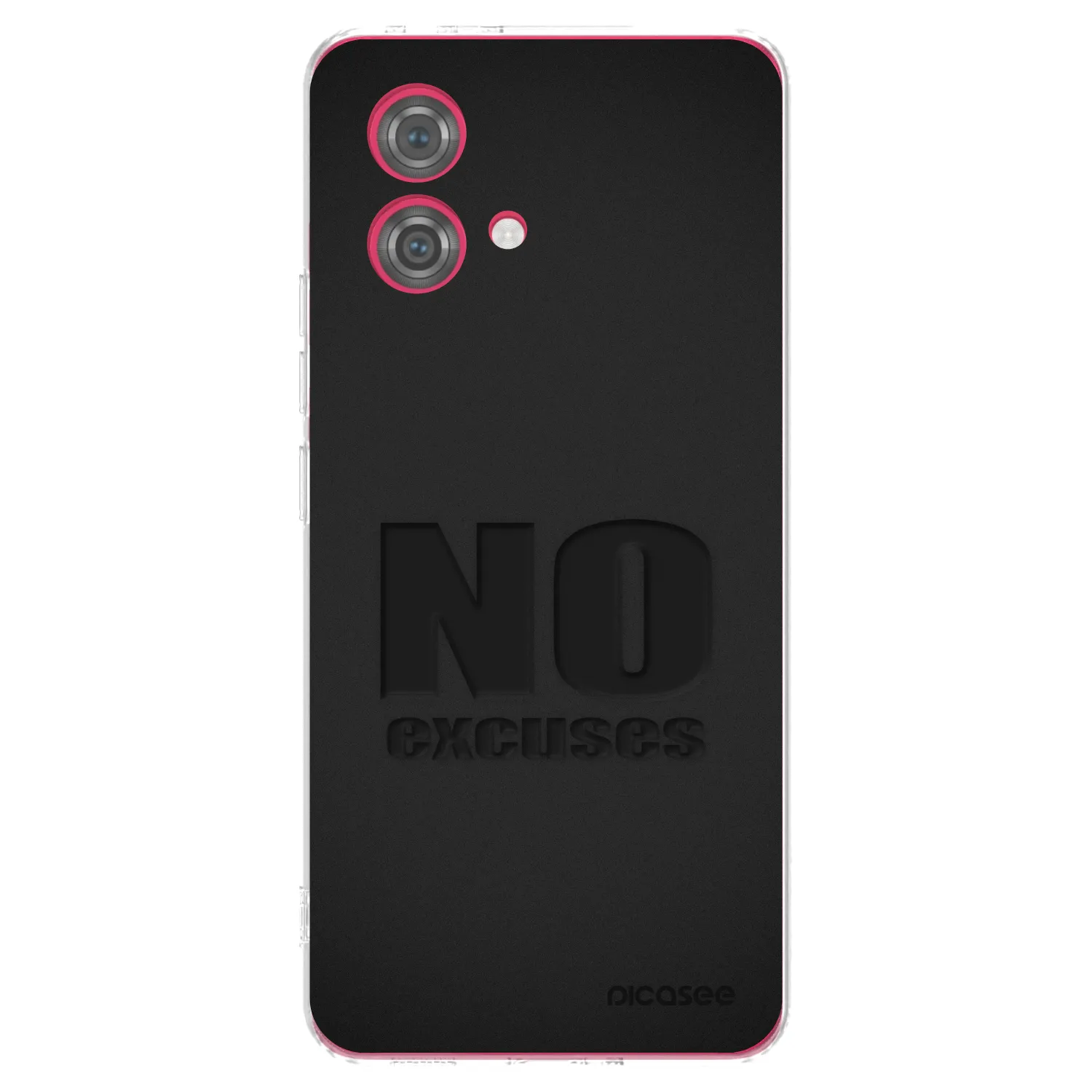Silikónový prehľadný obal pre Motorola Moto G84 5G - No Excuses