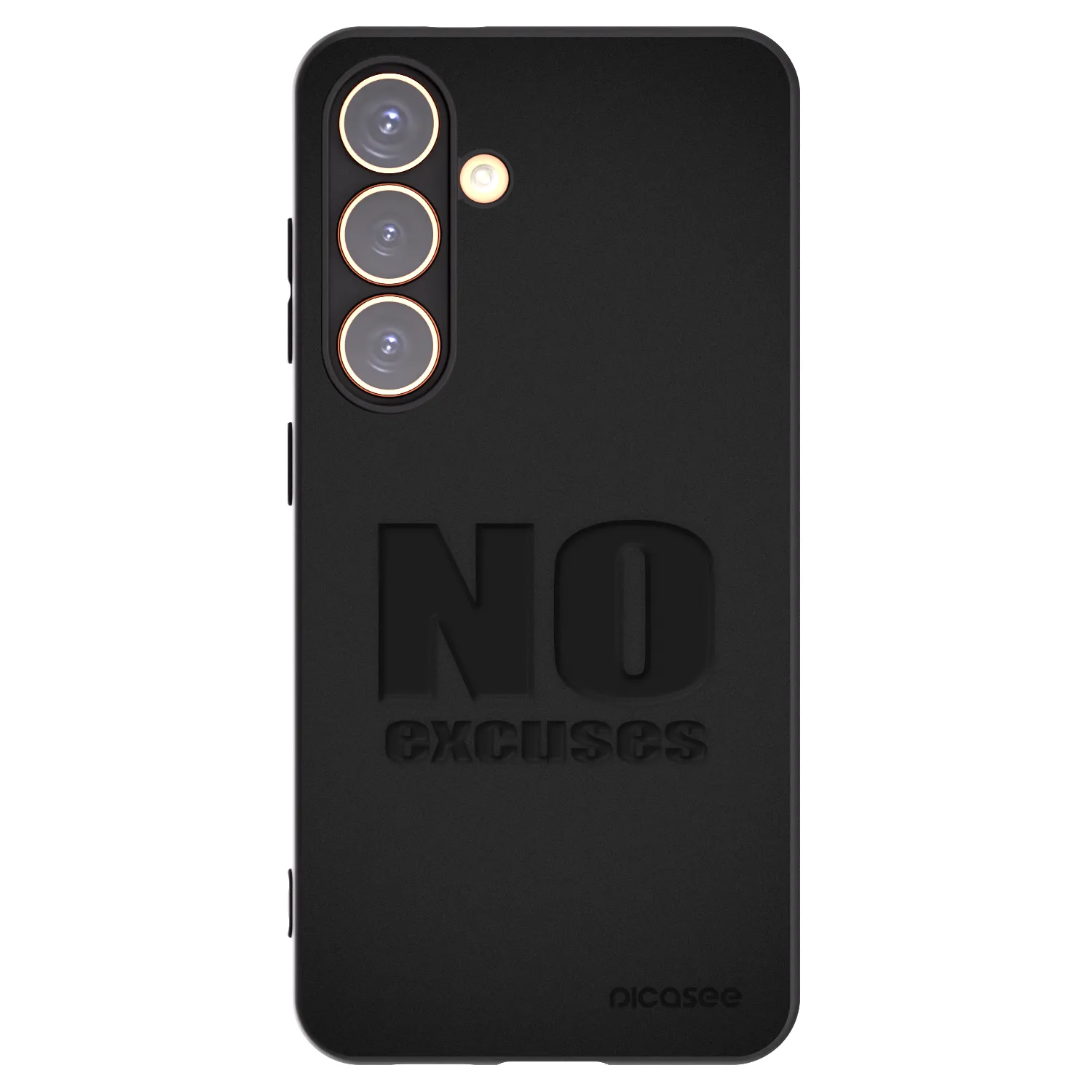 Silikónový čierny obal pre Samsung Galaxy S24 S921B 5G - No Excuses