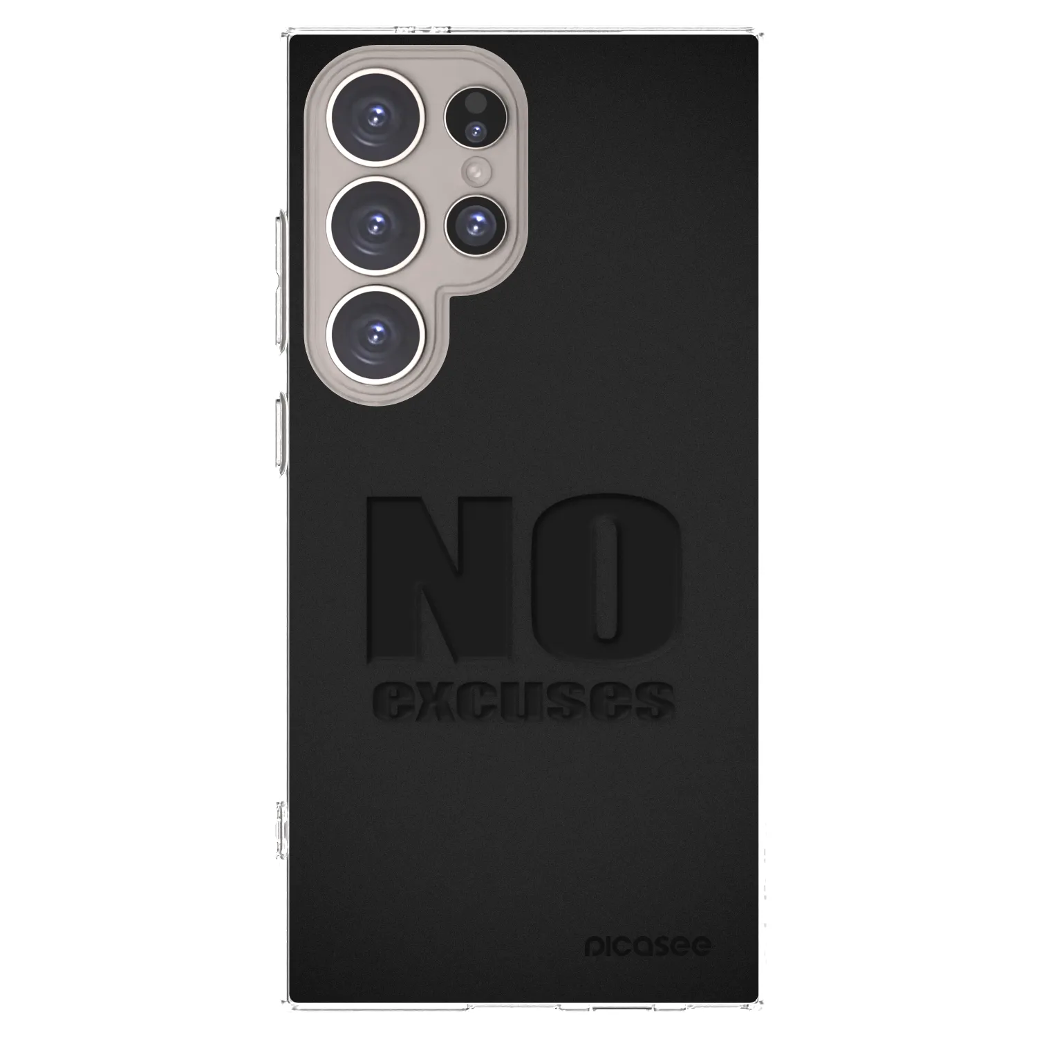 Picasee silikónový prehľadný obal pre Samsung Galaxy S24 Ultra S928B 5G - No Excuses