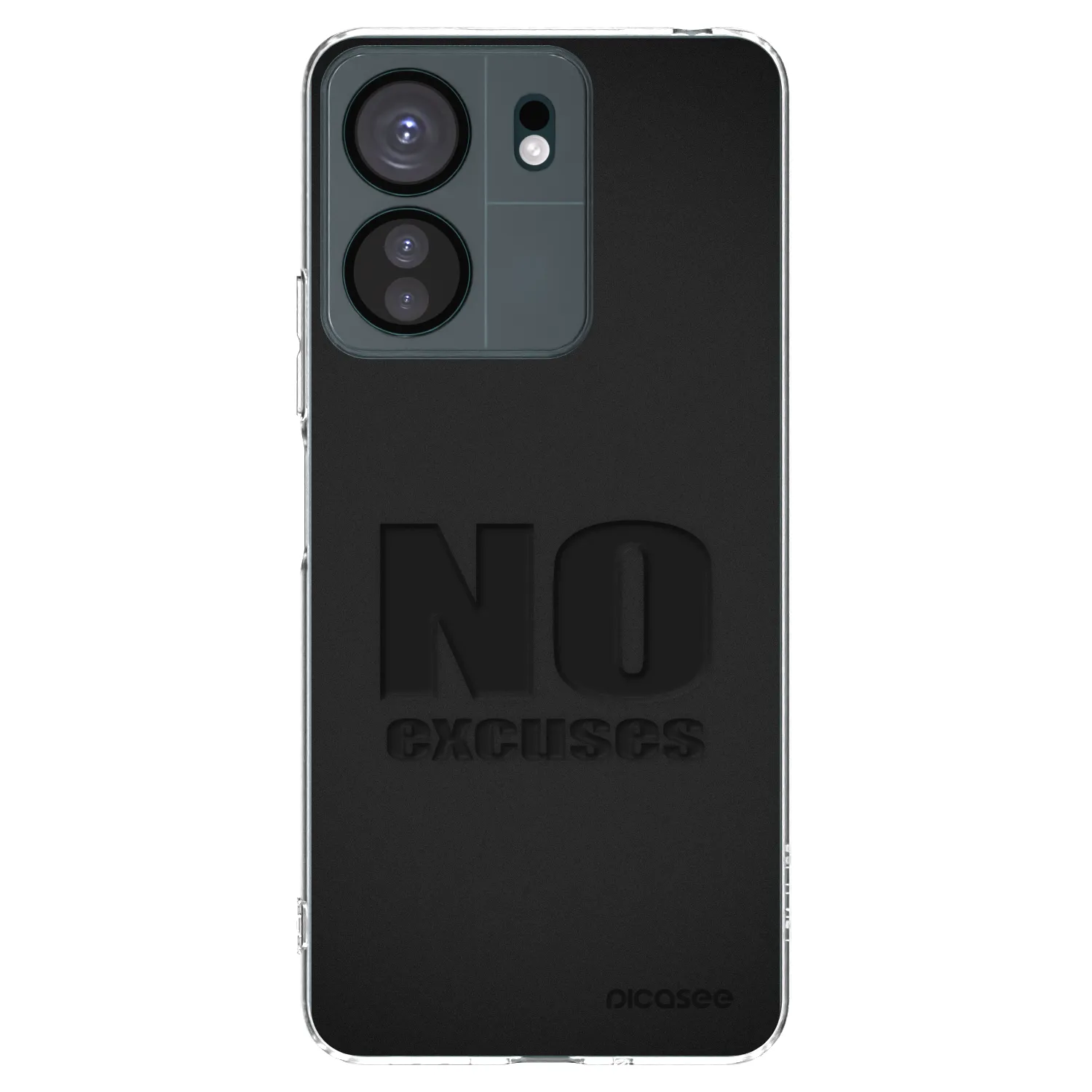 Silikónový prehľadný obal pre Xiaomi Redmi 13C 4G - No Excuses