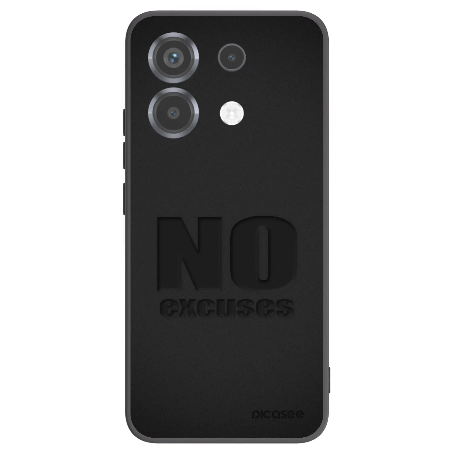 Picasee silikónový čierny obal pre Xiaomi Poco X6 - No Excuses
