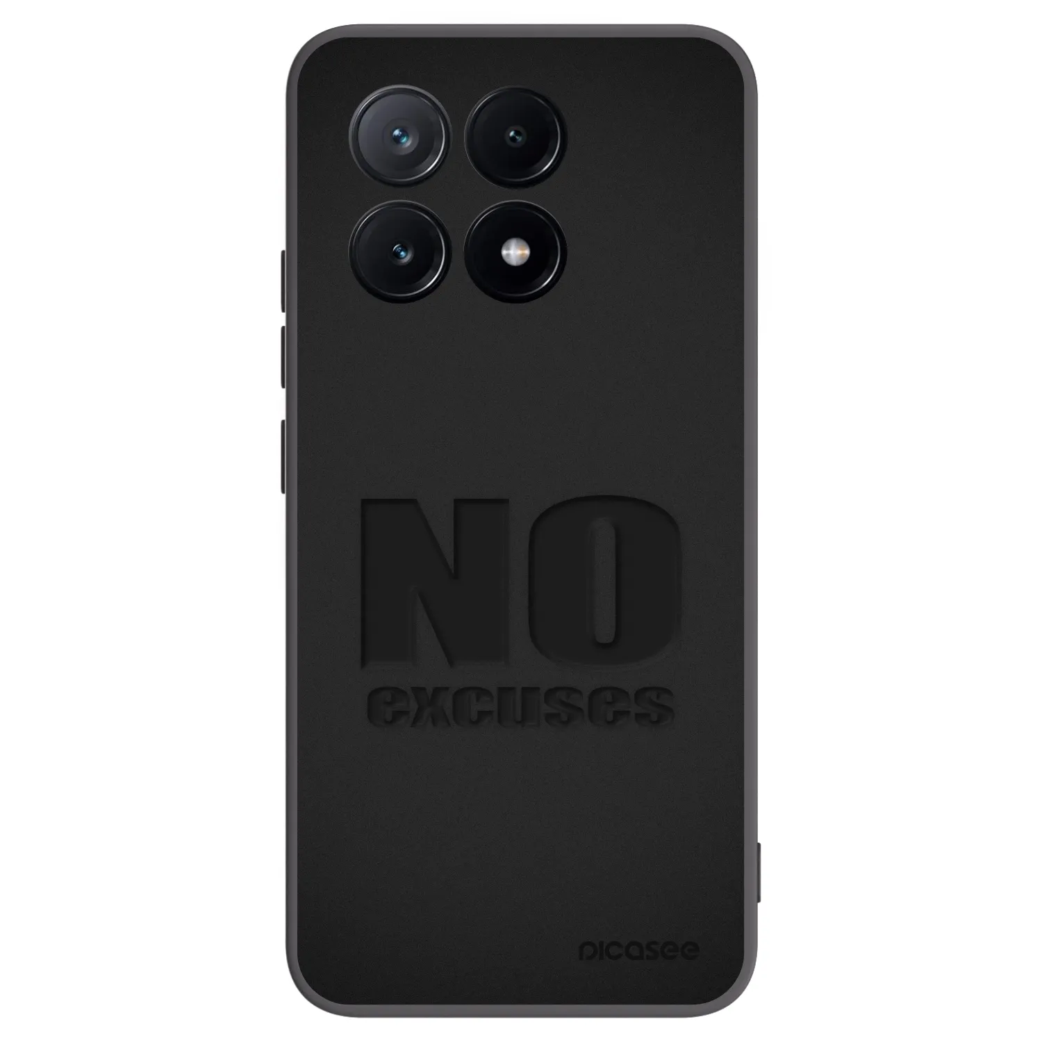 Silikónový čierny obal pre Xiaomi Poco X6 Pro - No Excuses