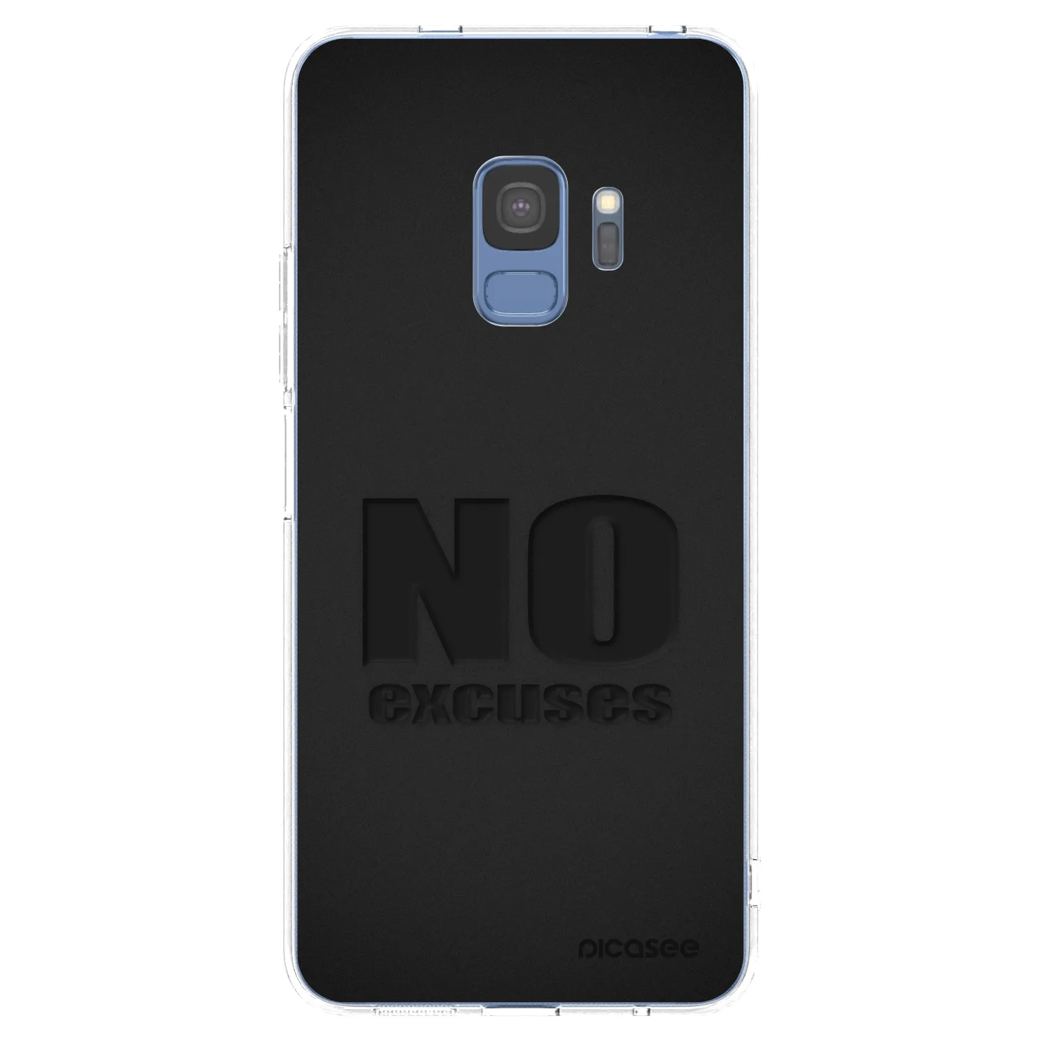 Picasee silikónový prehľadný obal pre Samsung Galaxy S9 G960F - No Excuses