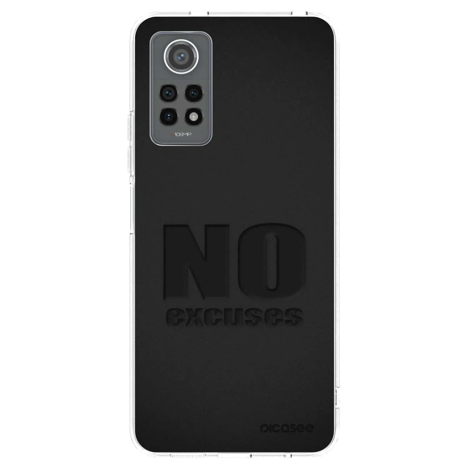 Silikónový prehľadný obal pre Xiaomi Redmi Note 12 Pro 4G - No Excuses
