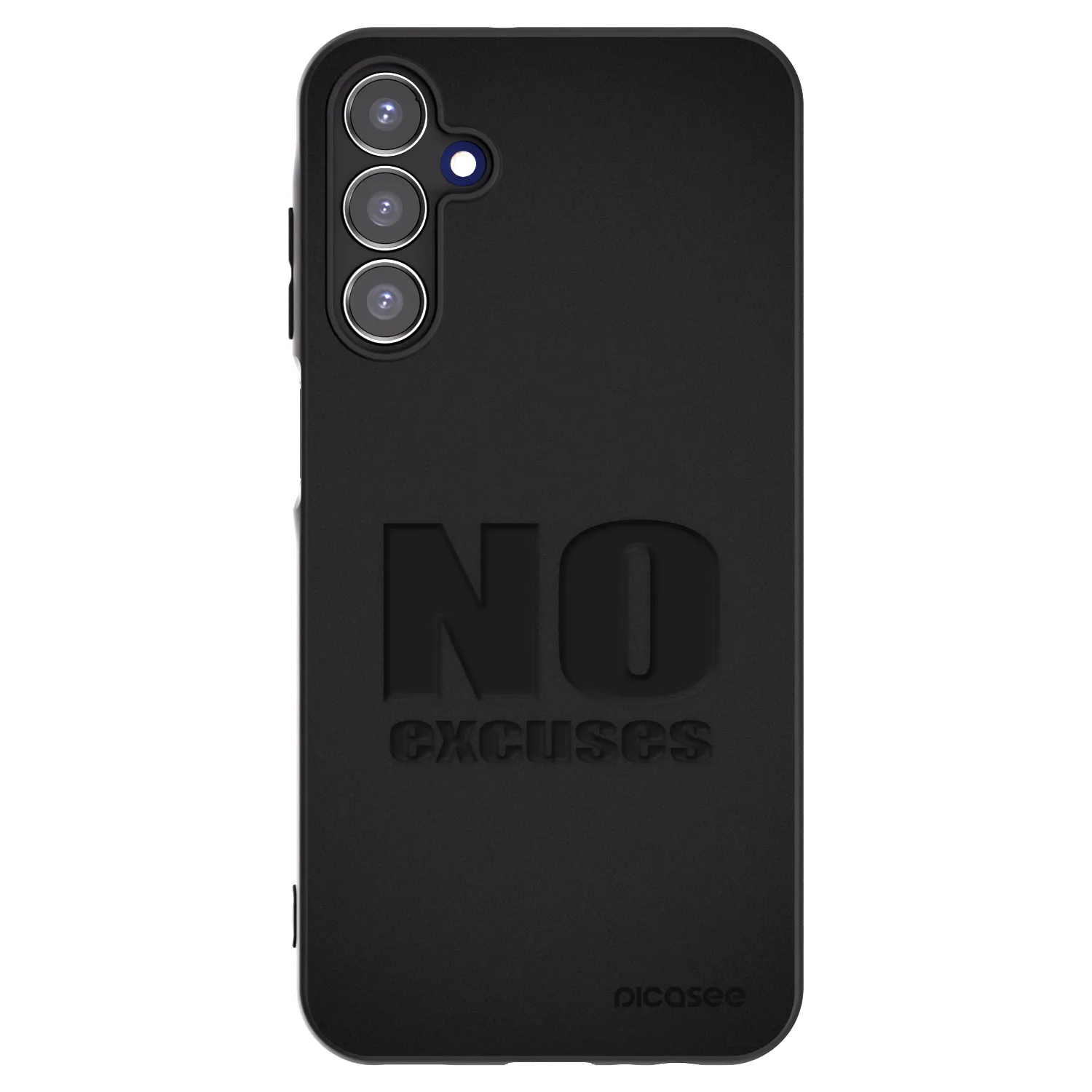 Picasee silikónový čierny obal pre Samsung Galaxy A15 A155F 4G - No Excuses