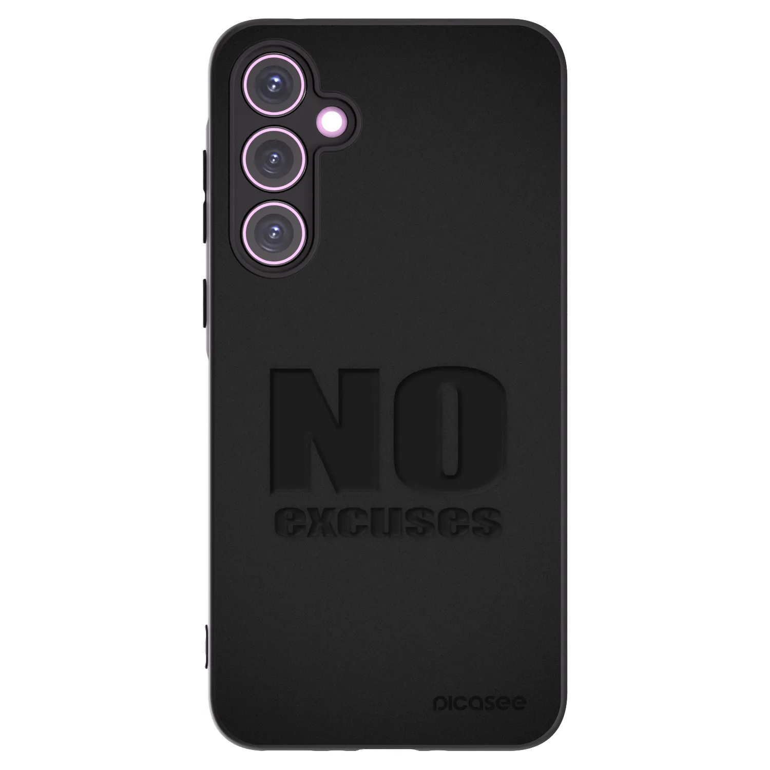 Picasee silikónový čierny obal pre Samsung Galaxy A35 5G A356B - No Excuses