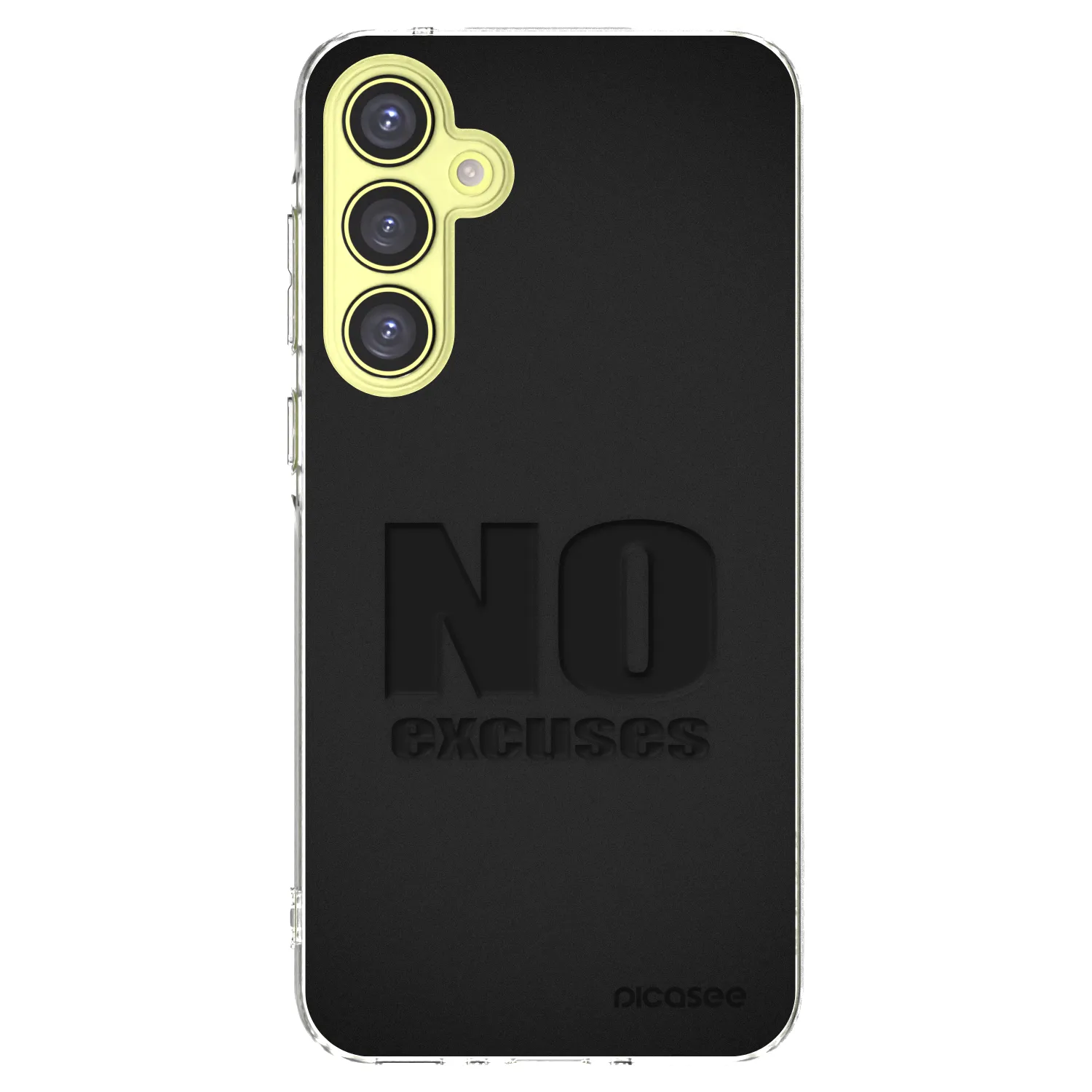 Picasee silikónový prehľadný obal pre Samsung Galaxy A35 5G A356B - No Excuses