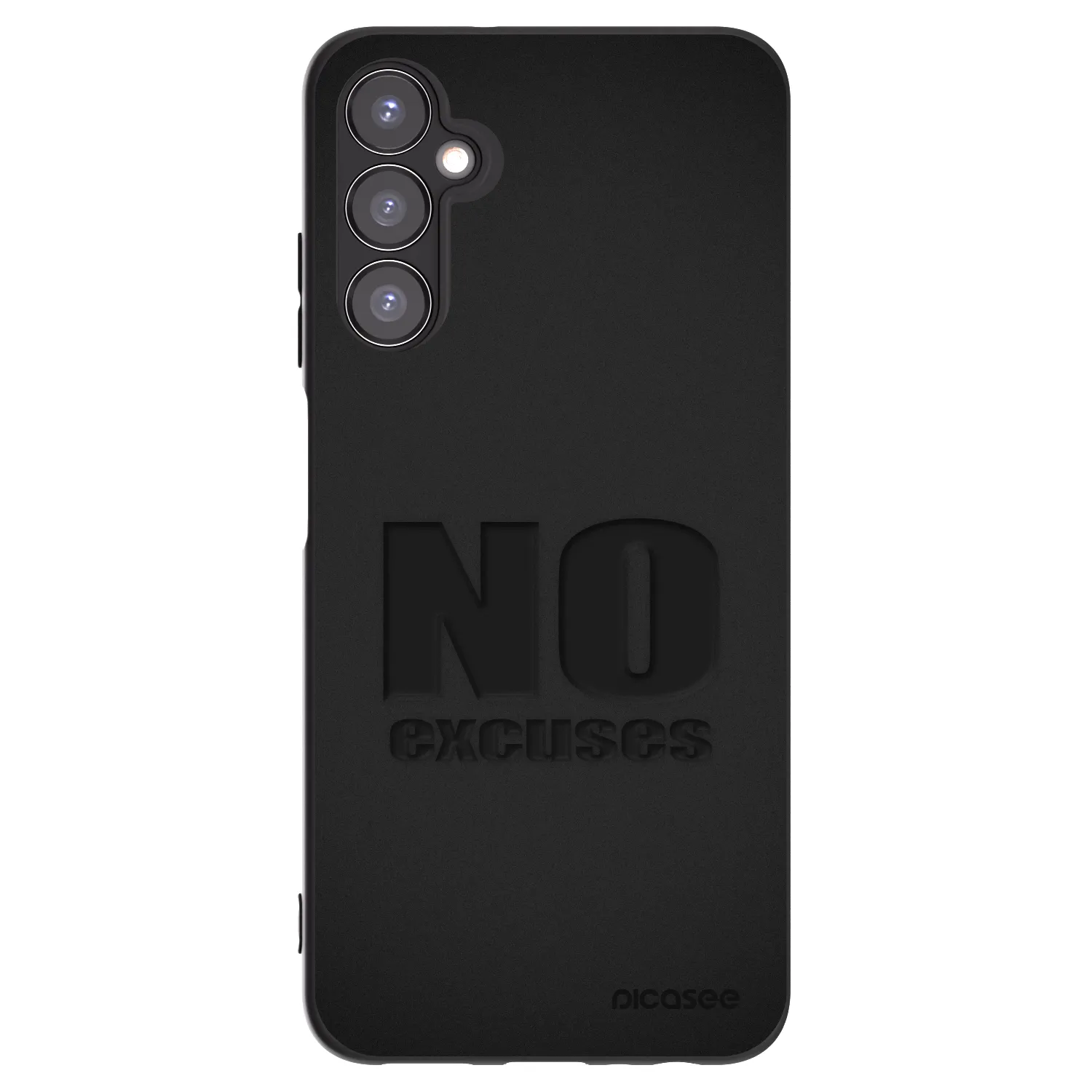 Picasee silikónový čierny obal pre Samsung Galaxy A05s A057G - No Excuses
