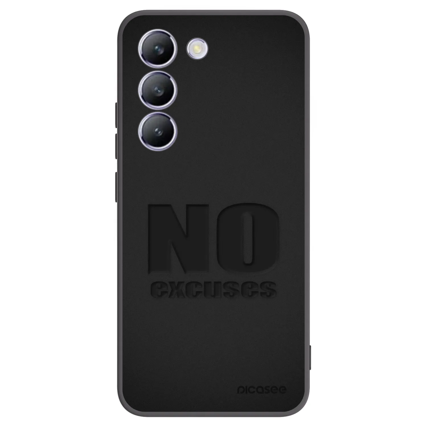 Picasee silikónový čierny obal pre Vivo V40 SE 5G - No Excuses