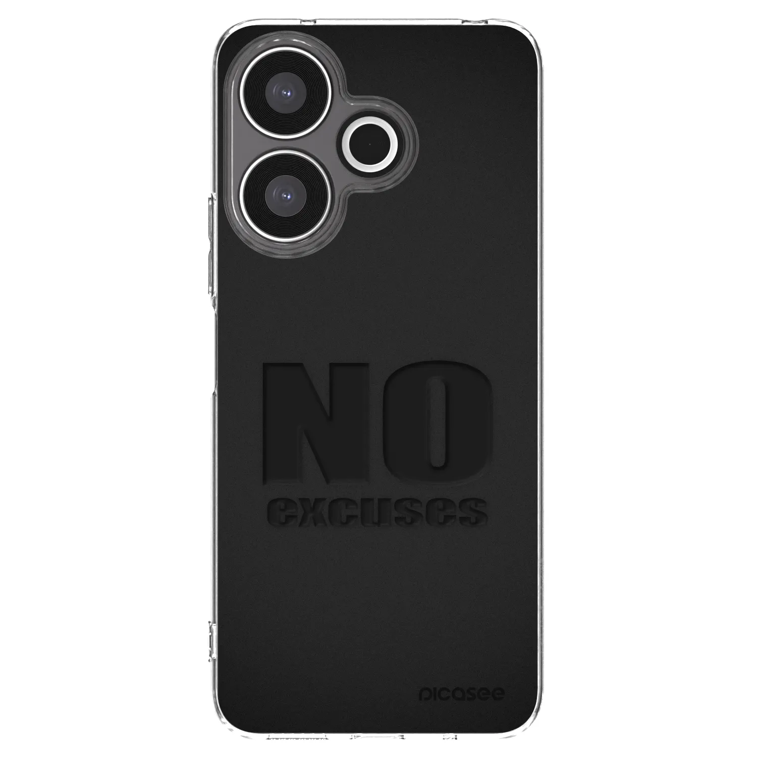 Silikónový prehľadný obal pre Xiaomi Redmi 13 4G - No Excuses