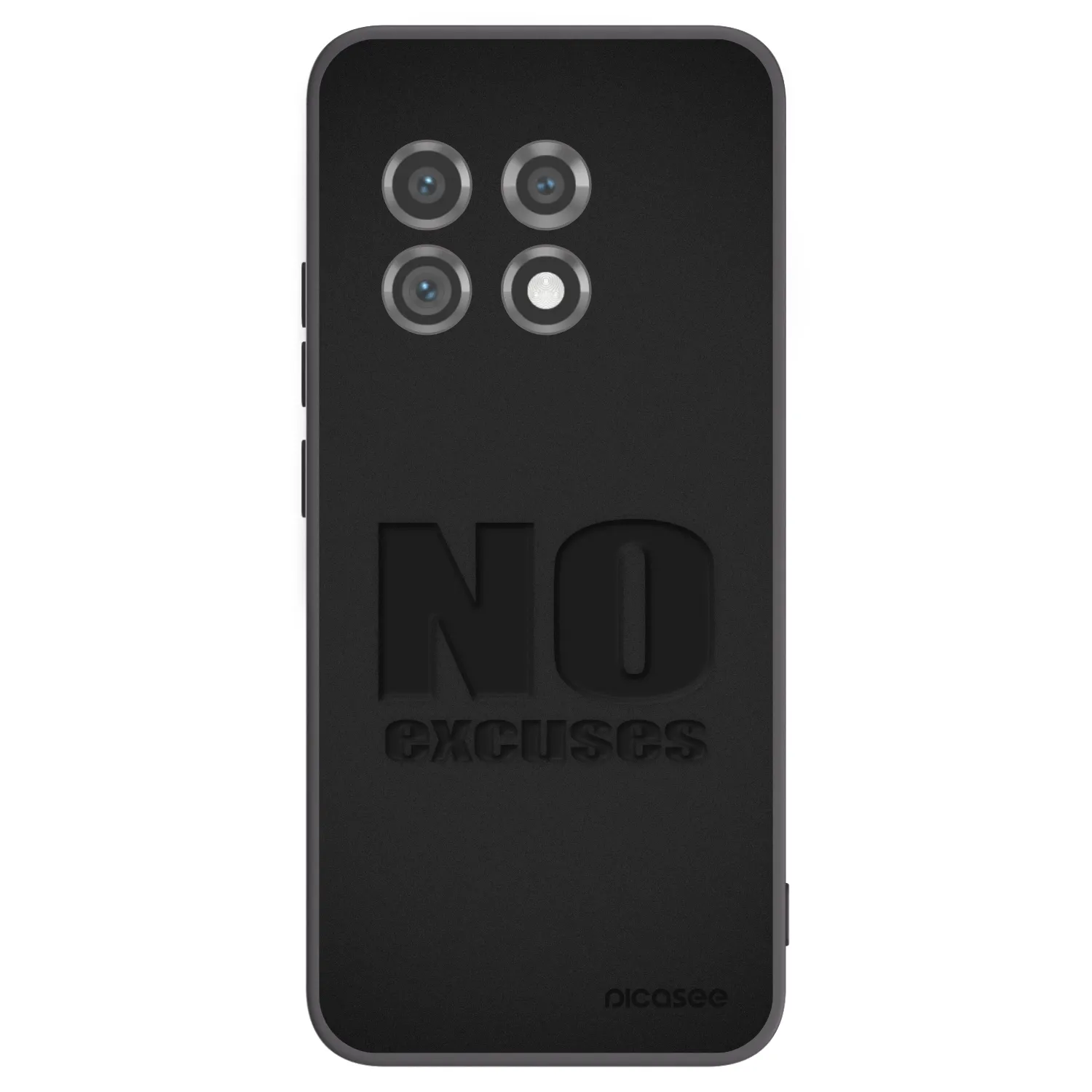Silikónový čierny obal pre OnePlus 11 5G - No Excuses