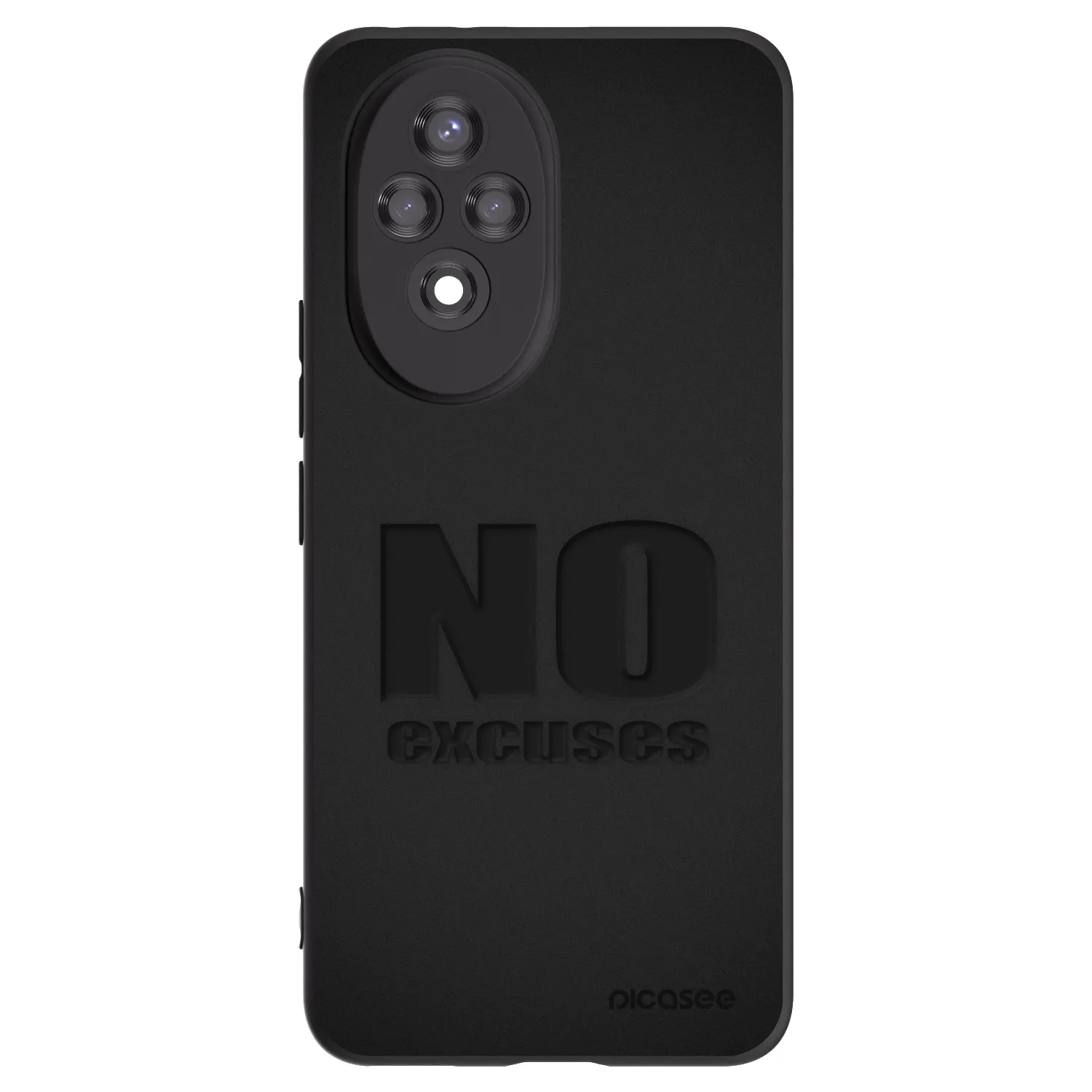 Picasee silikónový čierny obal pre Honor 200 Pro 5G - No Excuses