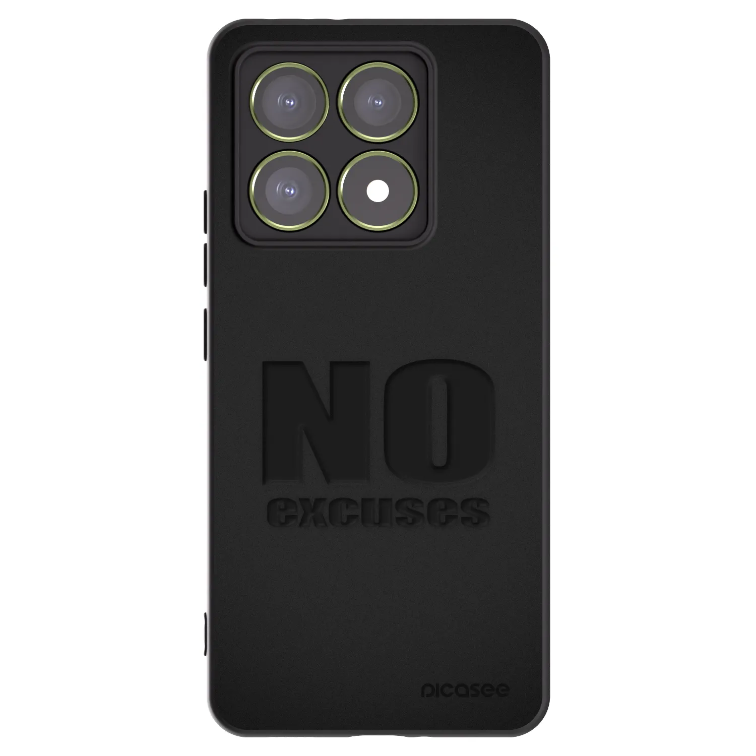Silikónový čierny obal pre Xiaomi 14T - No Excuses